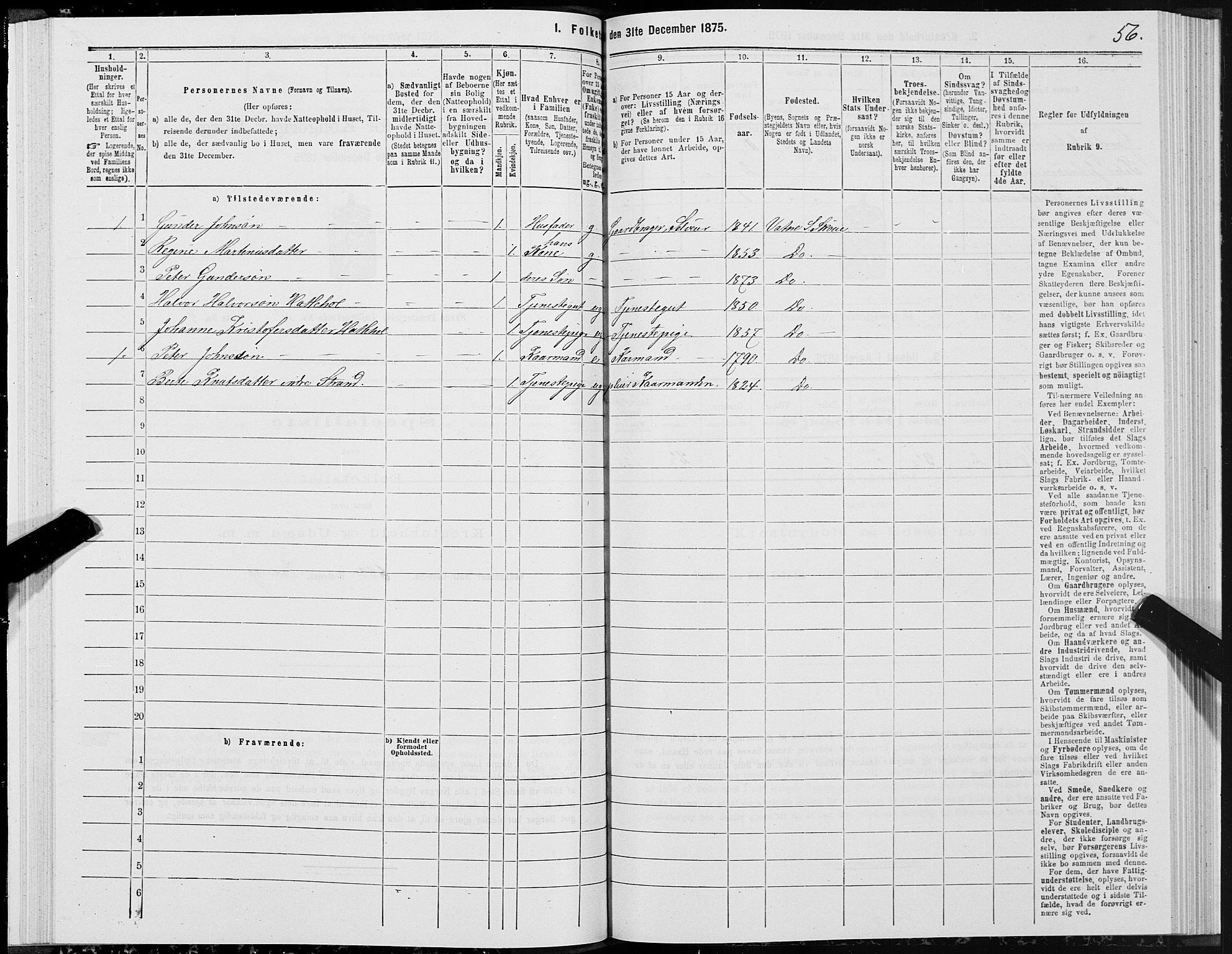 SAT, 1875 census for 1529P Skodje, 1875, p. 3056