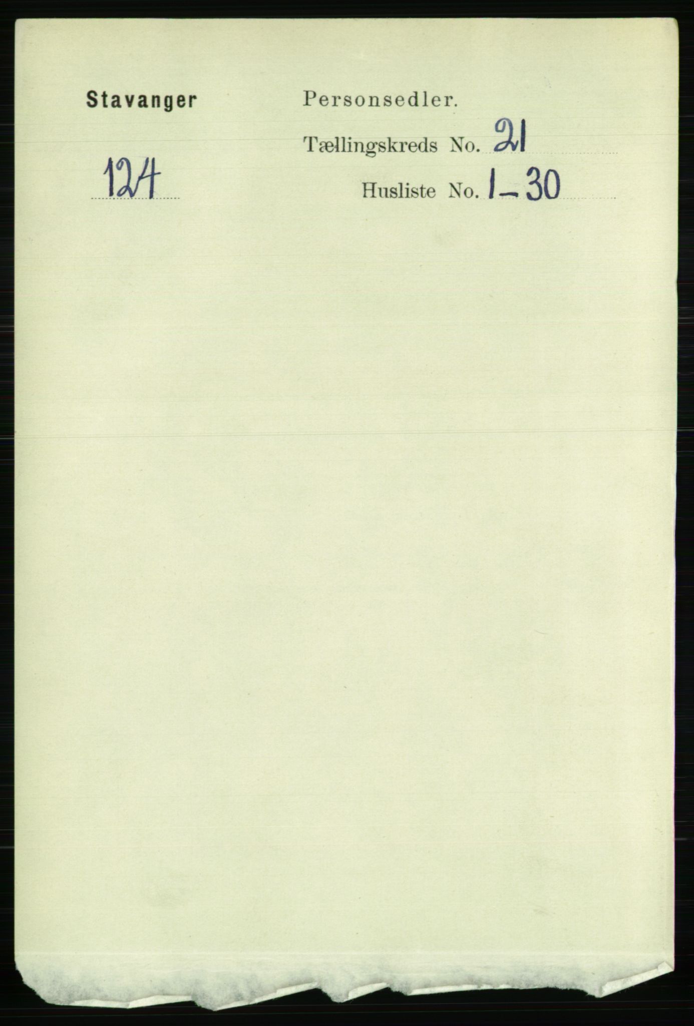 RA, 1891 census for 1103 Stavanger, 1891, p. 23504