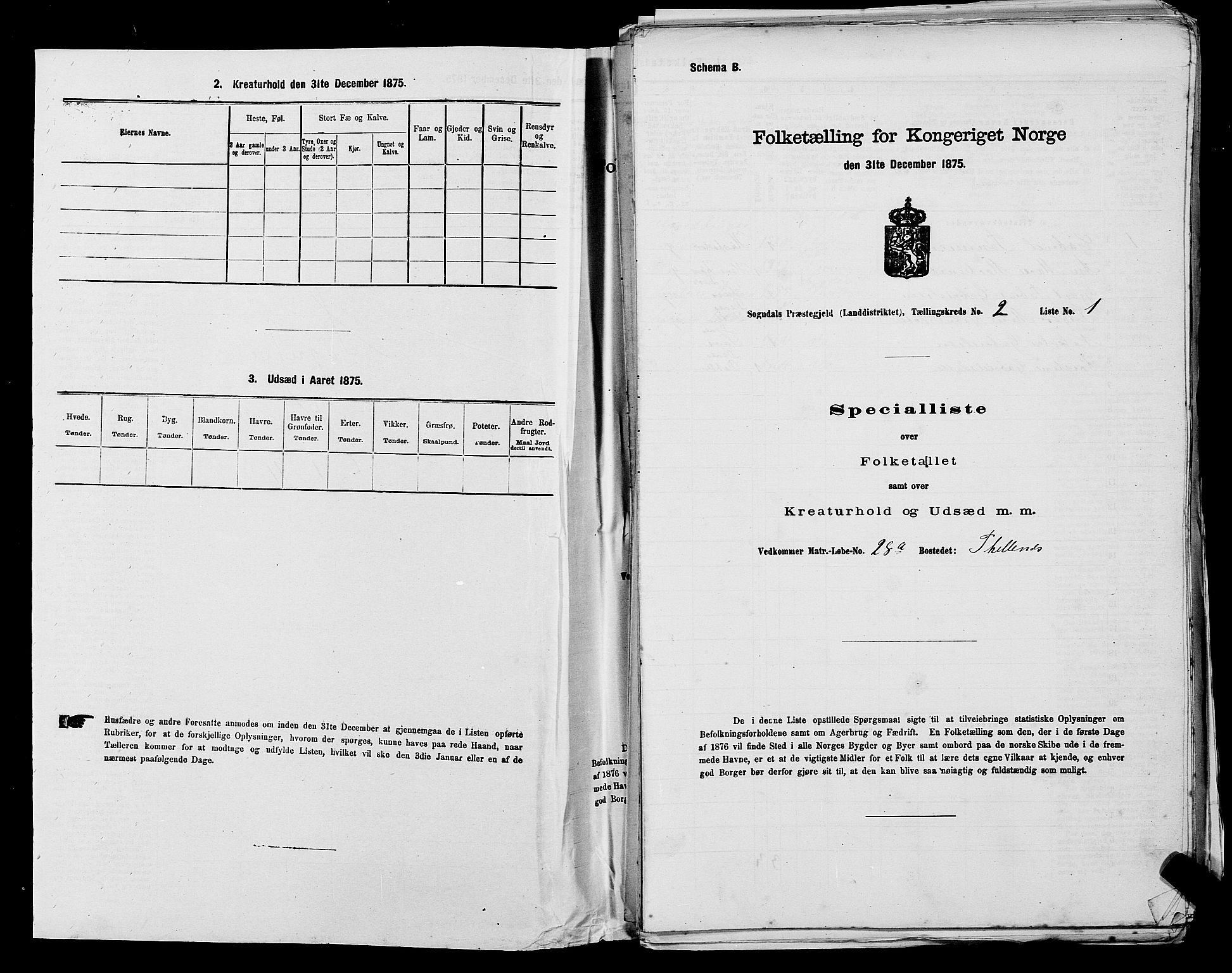 SAST, 1875 census for 1111L Sokndal/Sokndal, 1875, p. 104