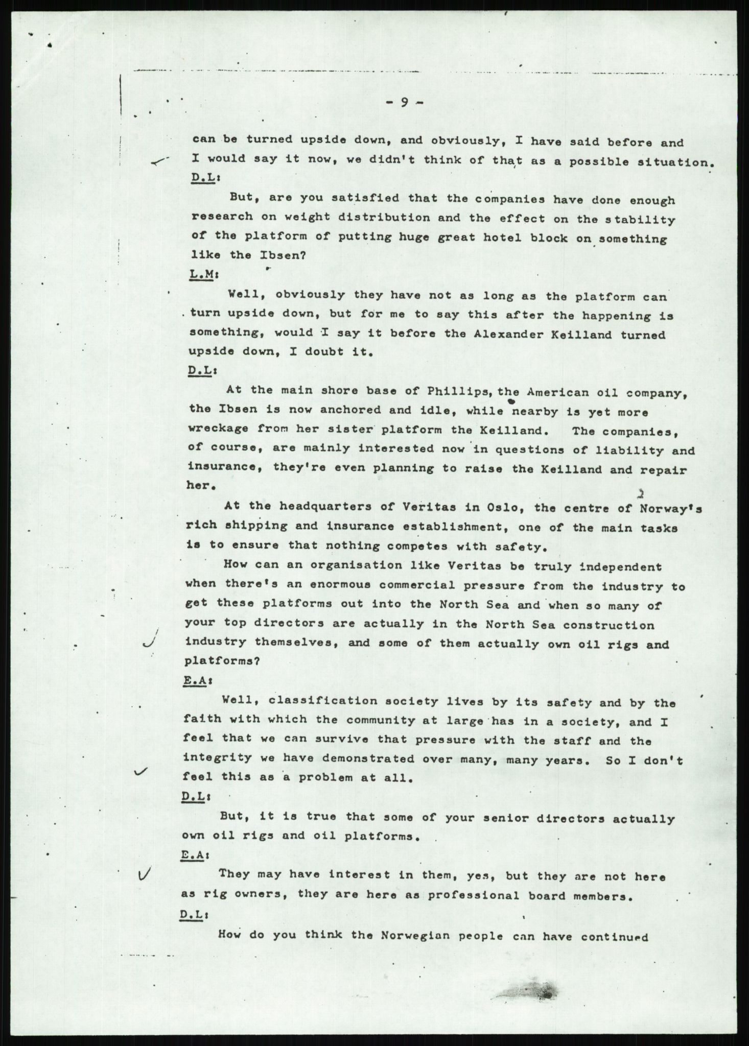 Justisdepartementet, Granskningskommisjonen ved Alexander Kielland-ulykken 27.3.1980, AV/RA-S-1165/D/L0022: Y Forskningsprosjekter (Y8-Y9)/Z Diverse (Doku.liste + Z1-Z15 av 15), 1980-1981, p. 1025