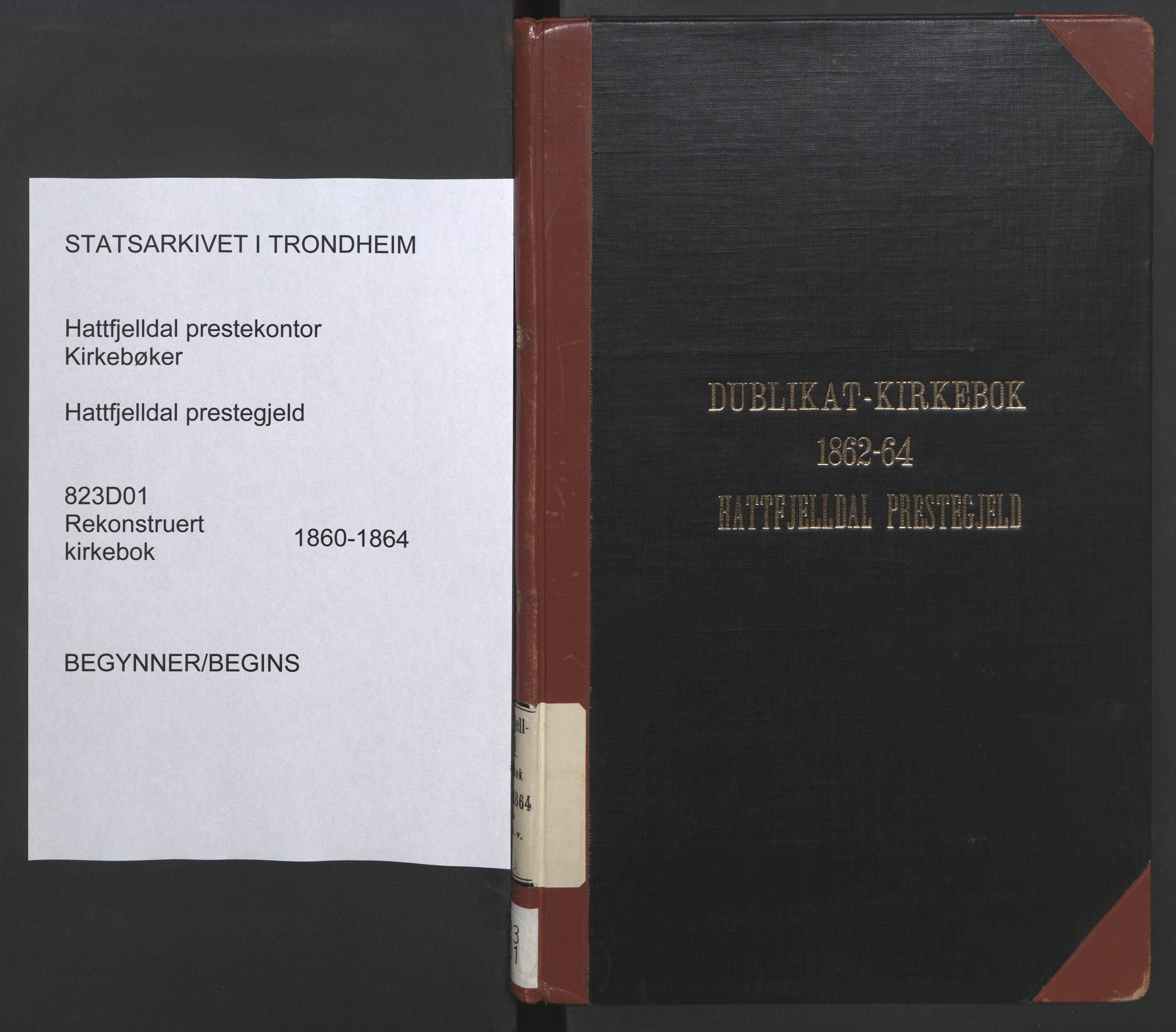 Ministerialprotokoller, klokkerbøker og fødselsregistre - Nordland, SAT/A-1459/823/L0335: Parish register (official) no. 823D01, 1860-1864