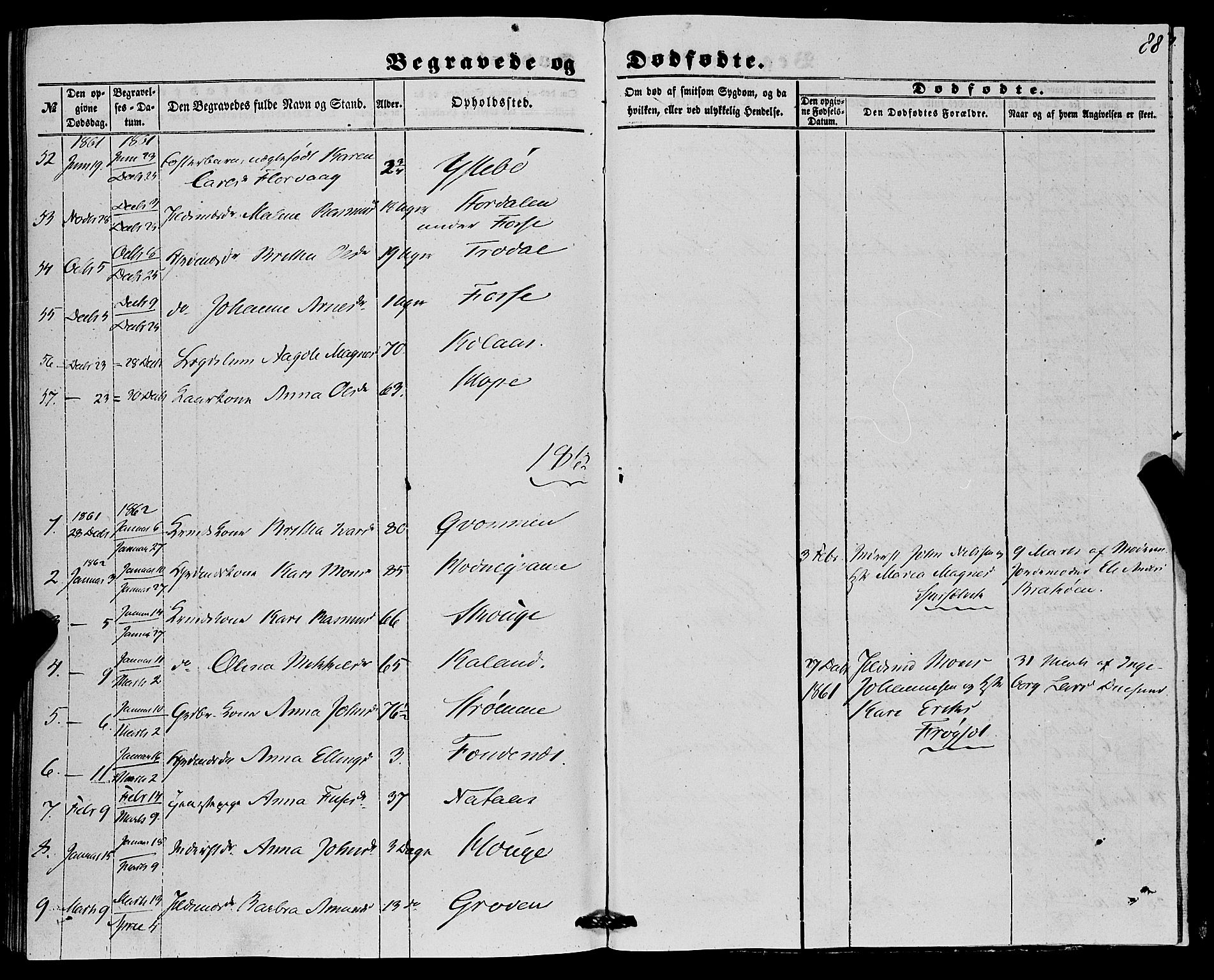 Lindås Sokneprestembete, SAB/A-76701/H/Haa: Parish register (official) no. A 15, 1848-1862, p. 88