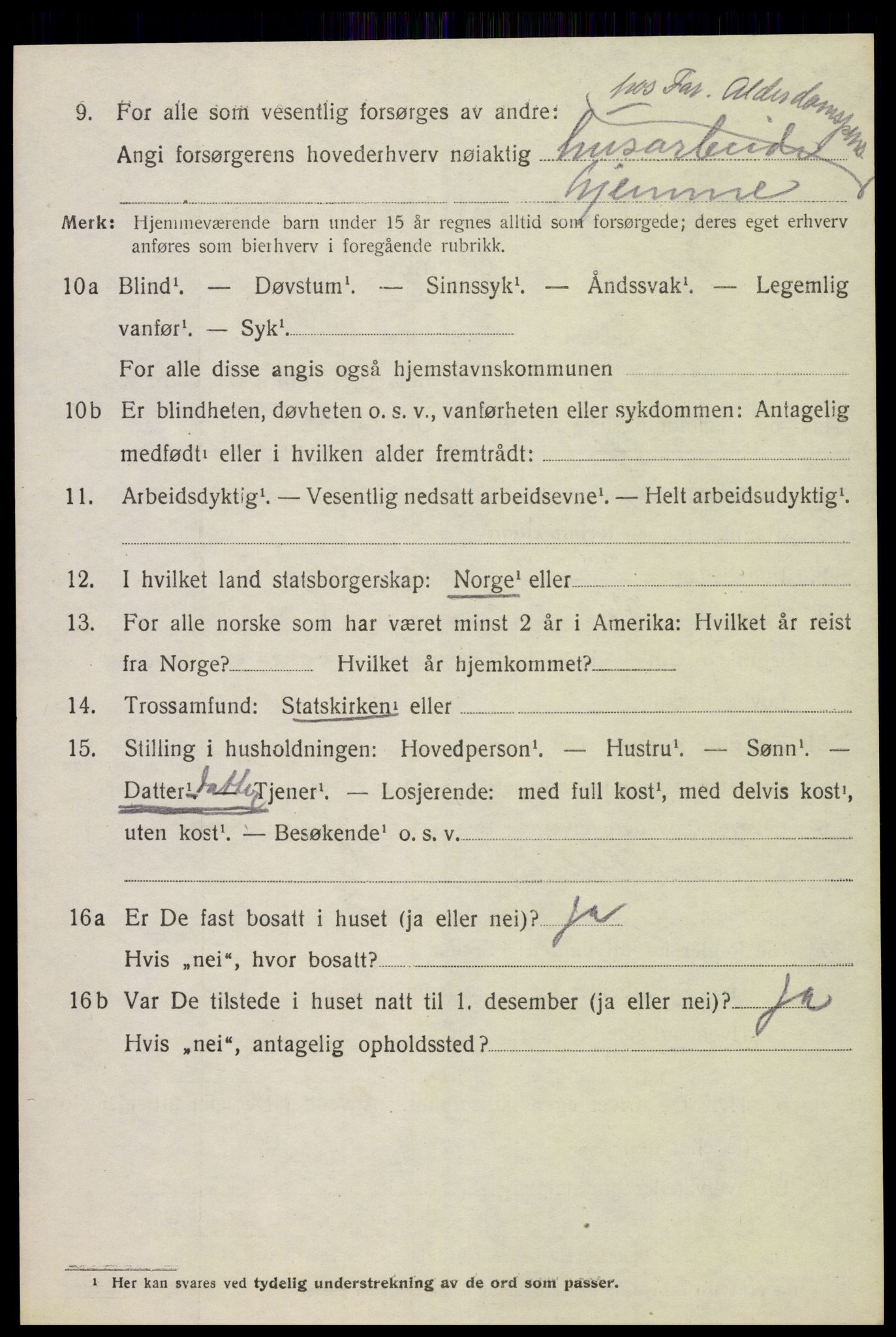 SAH, 1920 census for Ringsaker, 1920, p. 25125