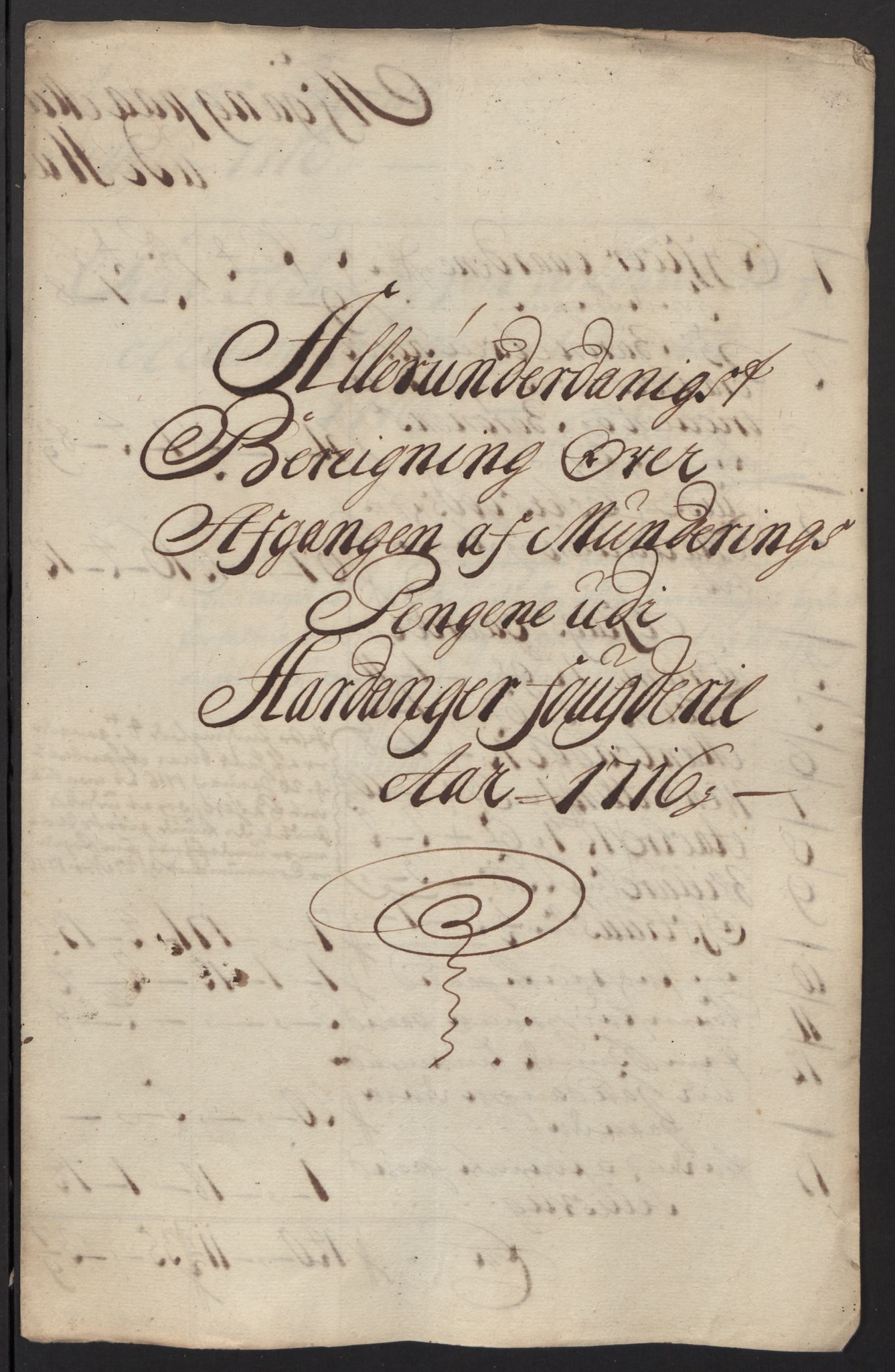Rentekammeret inntil 1814, Reviderte regnskaper, Fogderegnskap, RA/EA-4092/R48/L2992: Fogderegnskap Sunnhordland og Hardanger, 1716, p. 351