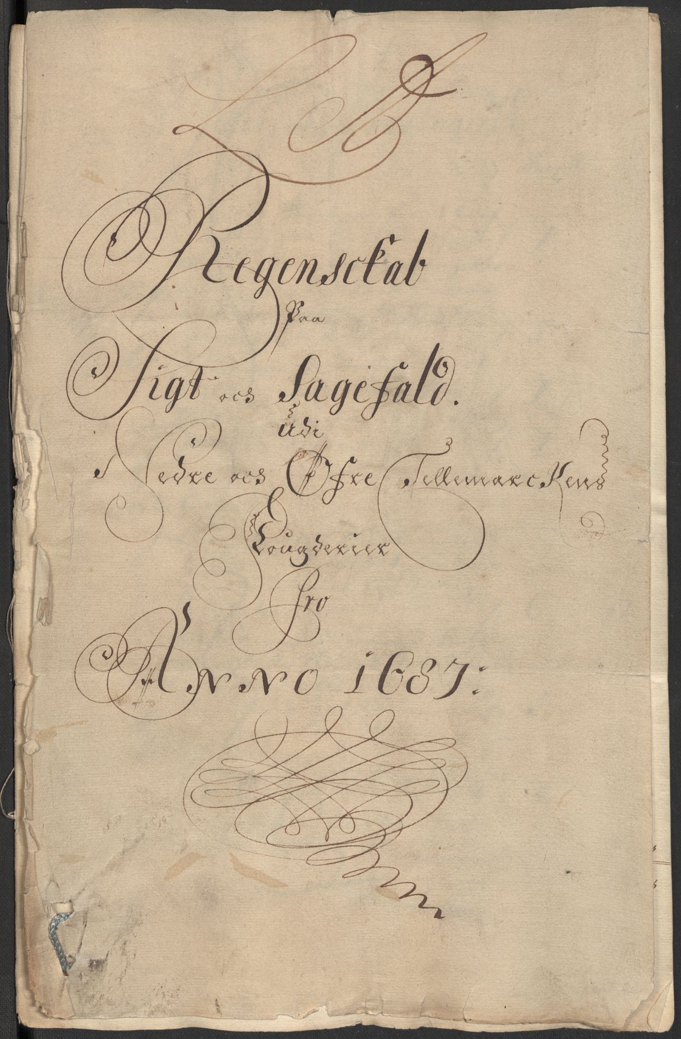 Rentekammeret inntil 1814, Reviderte regnskaper, Fogderegnskap, RA/EA-4092/R35/L2086: Fogderegnskap Øvre og Nedre Telemark, 1687-1689, p. 29