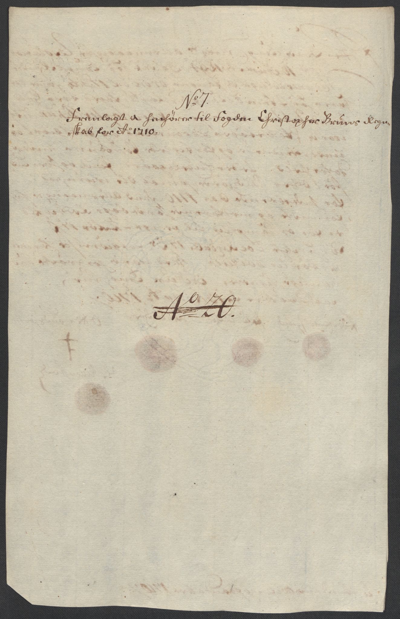 Rentekammeret inntil 1814, Reviderte regnskaper, Fogderegnskap, RA/EA-4092/R17/L1179: Fogderegnskap Gudbrandsdal, 1708-1710, p. 359