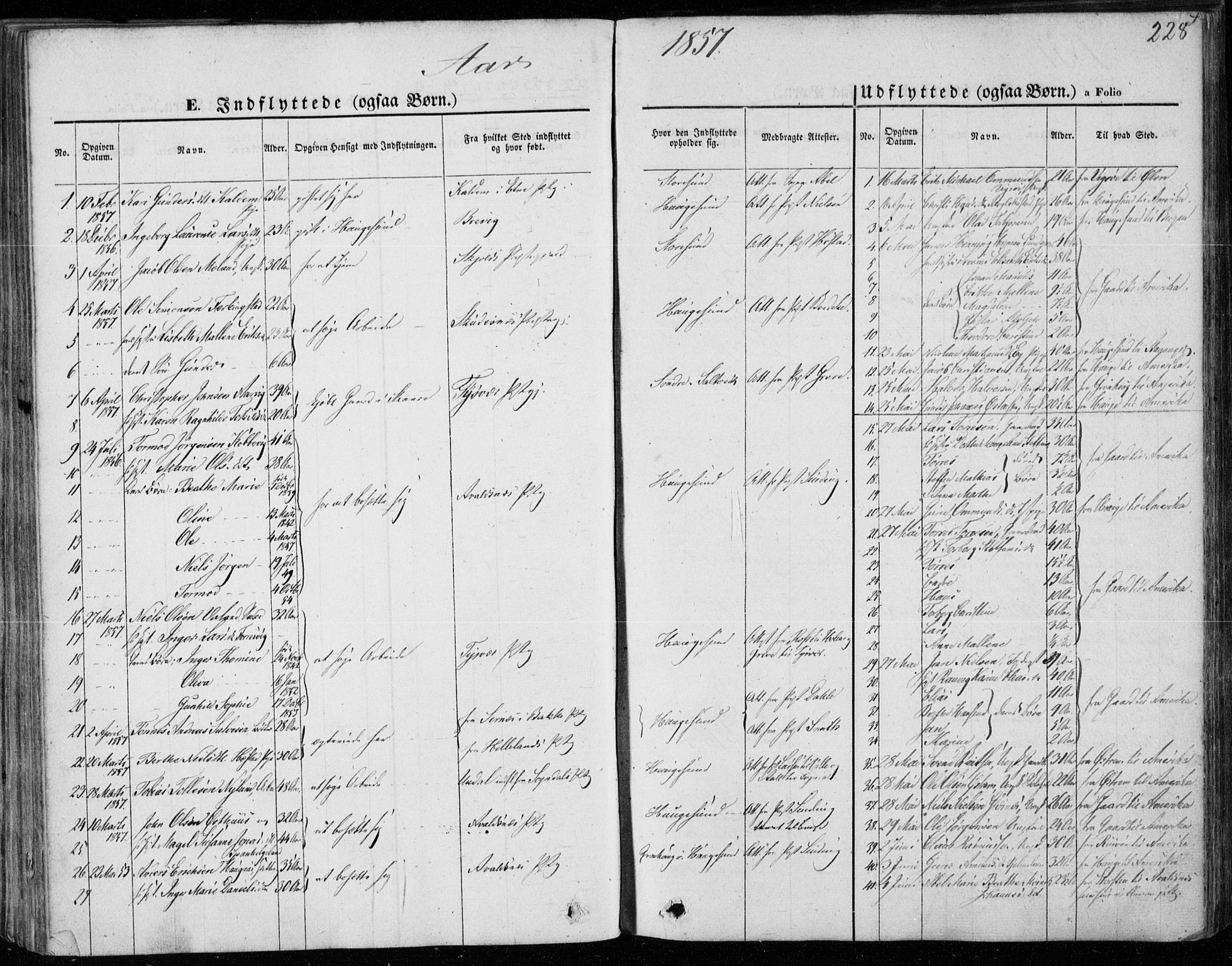 Torvastad sokneprestkontor, AV/SAST-A -101857/H/Ha/Haa/L0011: Parish register (official) no. A 11, 1857-1866, p. 228