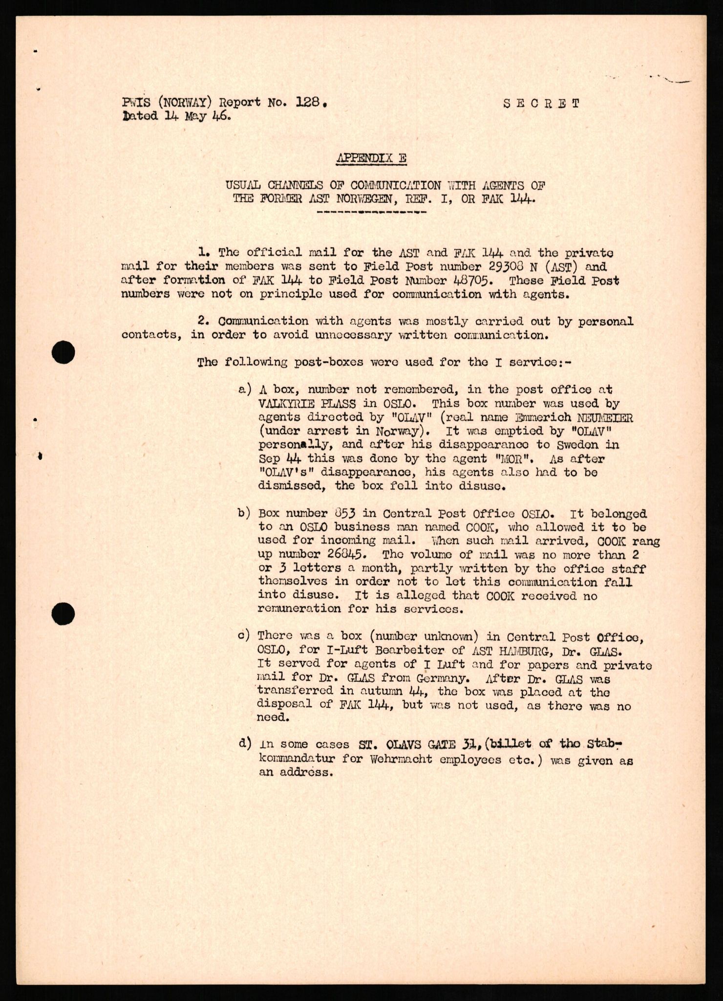 Forsvaret, Forsvarets overkommando II, AV/RA-RAFA-3915/D/Db/L0016: CI Questionaires. Tyske okkupasjonsstyrker i Norge. Tyskere., 1945-1946, p. 738