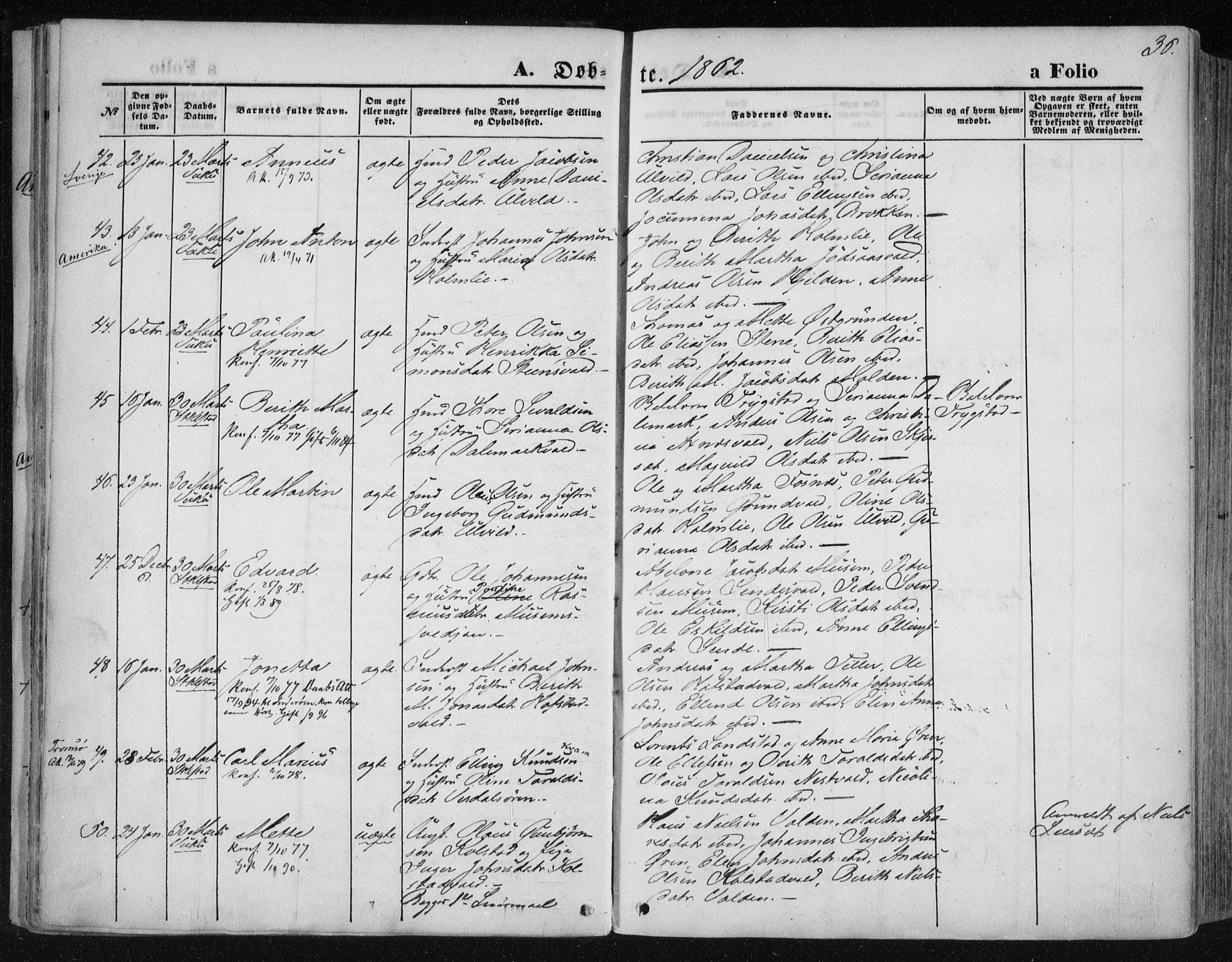 Ministerialprotokoller, klokkerbøker og fødselsregistre - Nord-Trøndelag, AV/SAT-A-1458/723/L0241: Parish register (official) no. 723A10, 1860-1869, p. 36