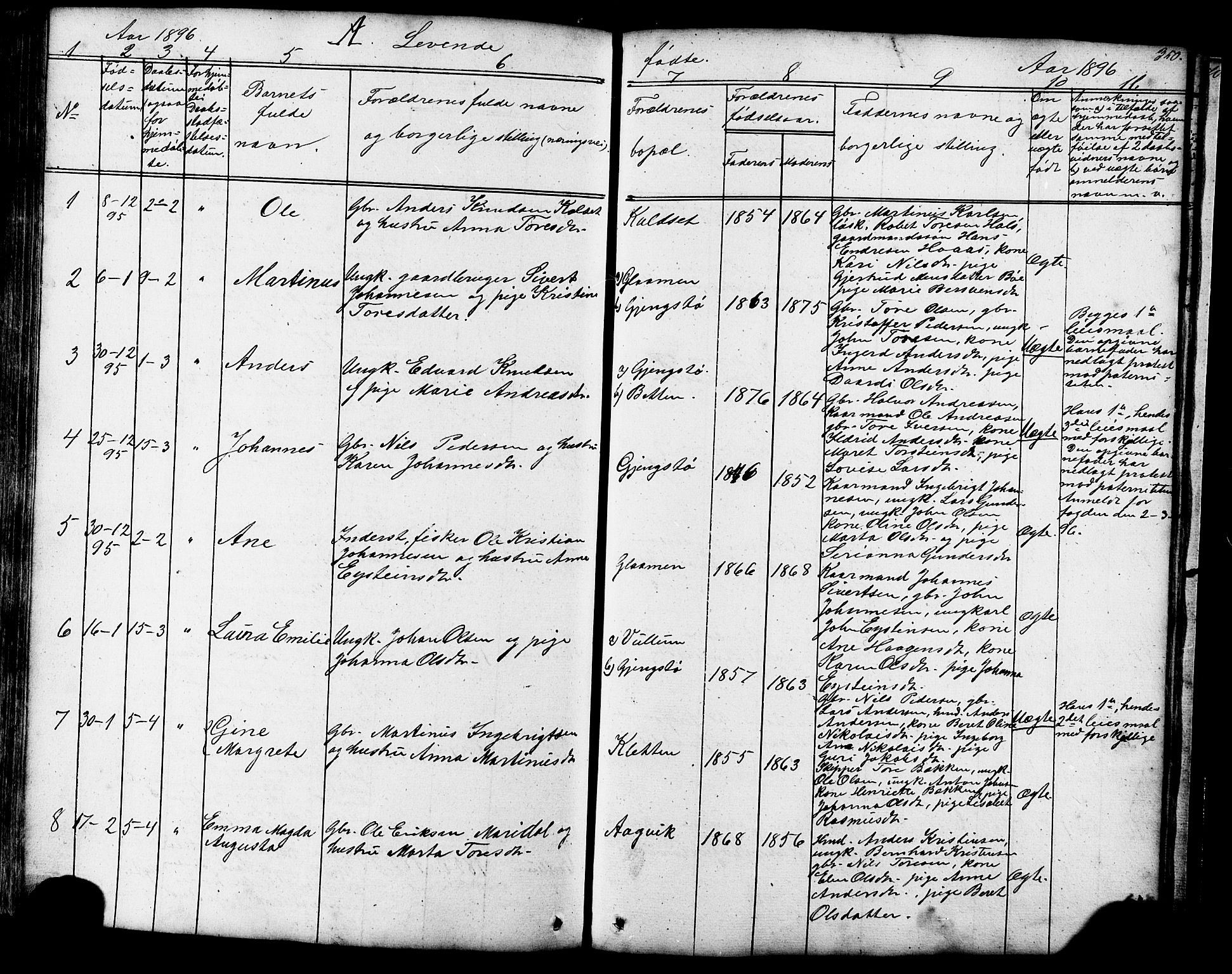 Ministerialprotokoller, klokkerbøker og fødselsregistre - Møre og Romsdal, AV/SAT-A-1454/576/L0890: Parish register (copy) no. 576C01, 1837-1908, p. 350