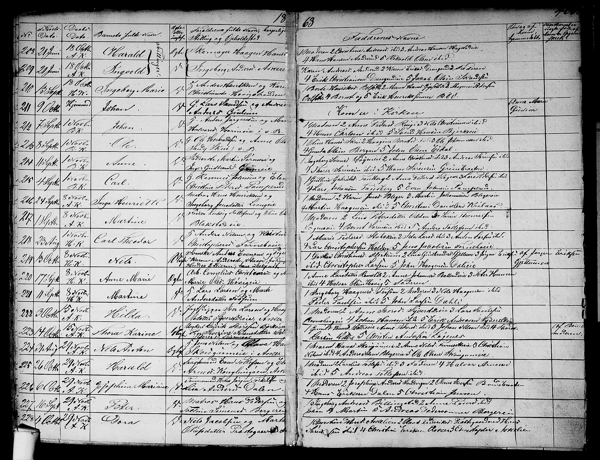 Asker prestekontor Kirkebøker, SAO/A-10256a/F/Fa/L0007: Parish register (official) no. I 7, 1825-1864, p. 466