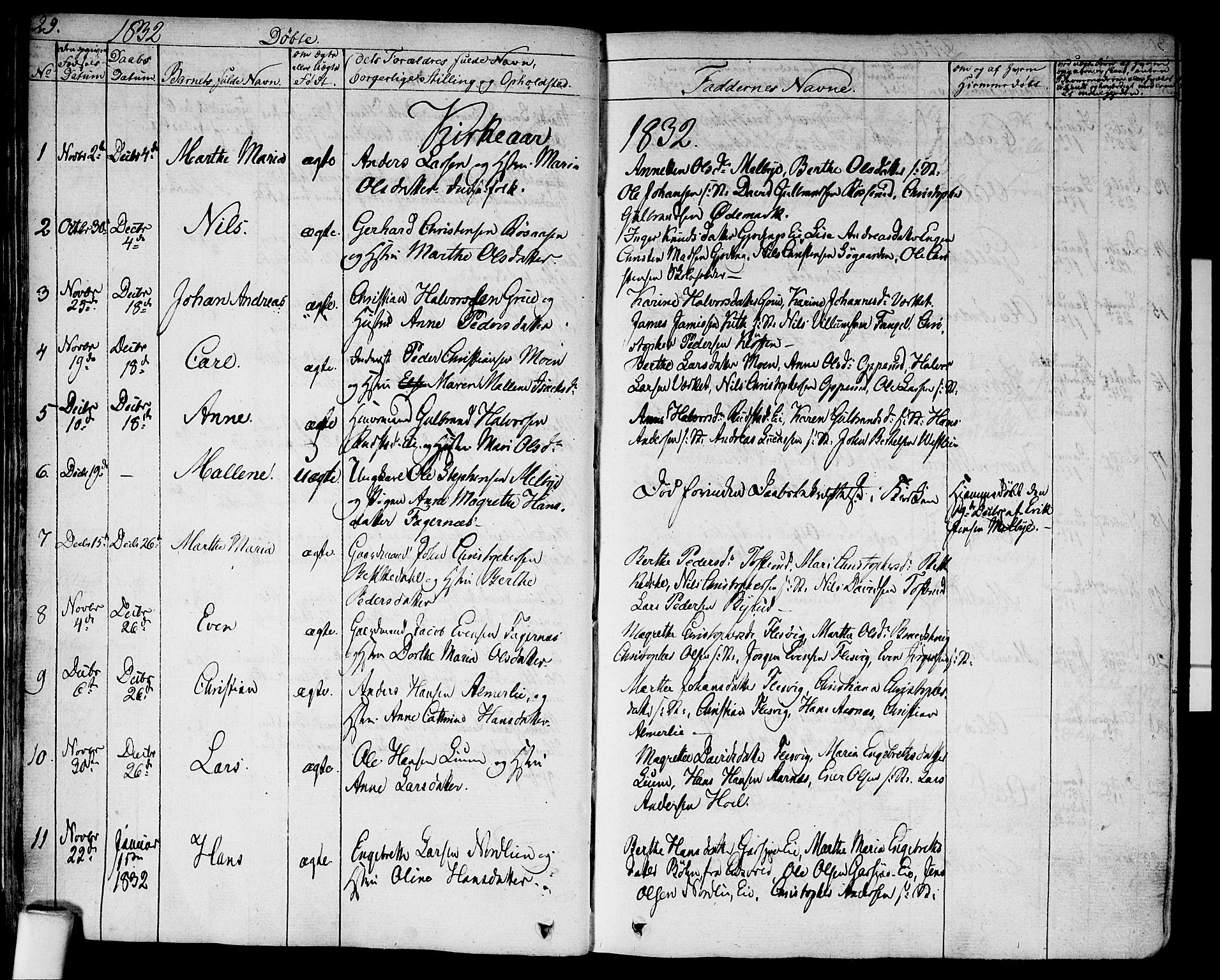 Hurdal prestekontor Kirkebøker, SAO/A-10889/F/Fa/L0004: Parish register (official) no. I 4, 1828-1845, p. 29