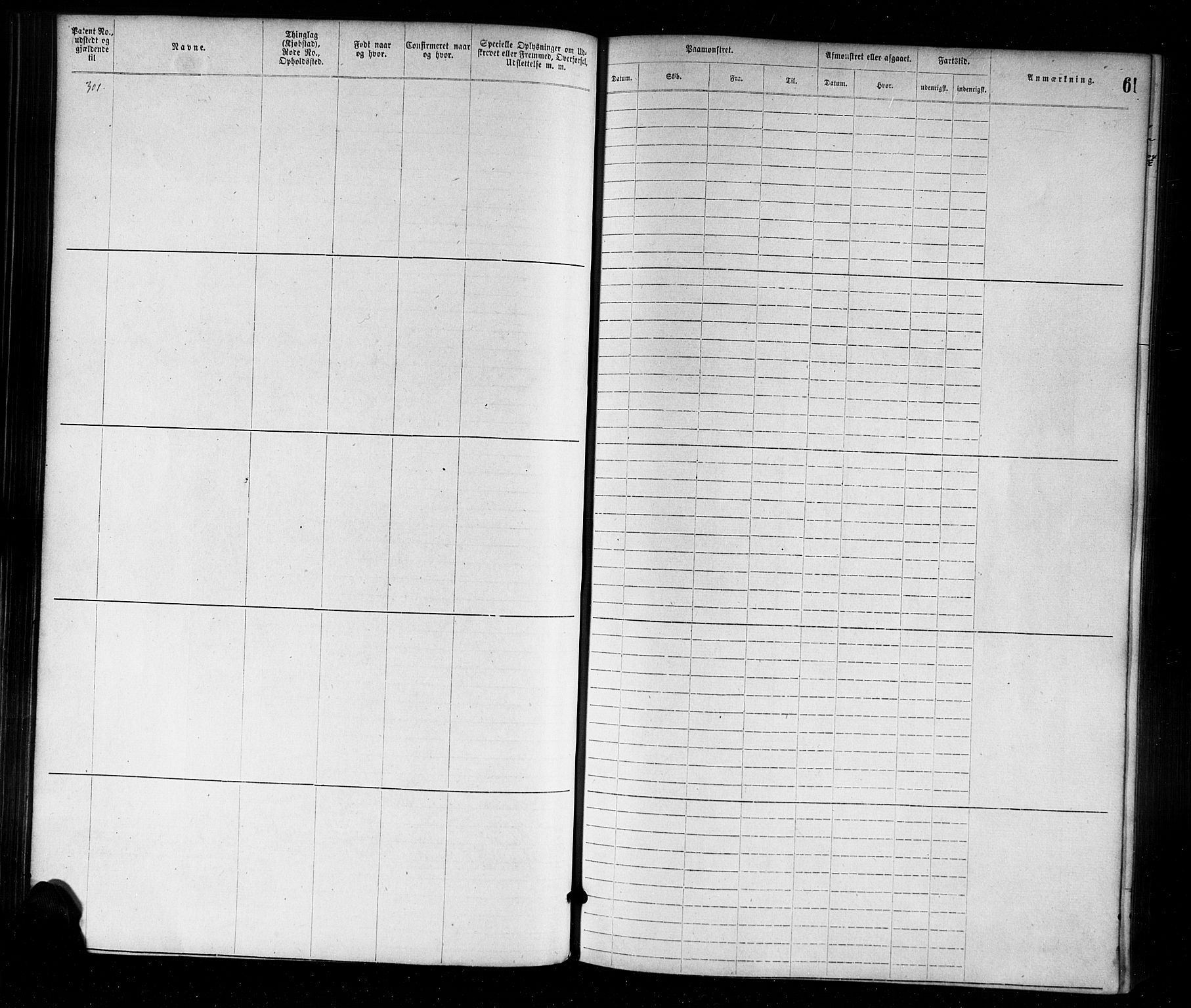 Farsund mønstringskrets, SAK/2031-0017/F/Fa/L0001: Annotasjonsrulle nr 1-1920 med register, M-1, 1869-1877, p. 88
