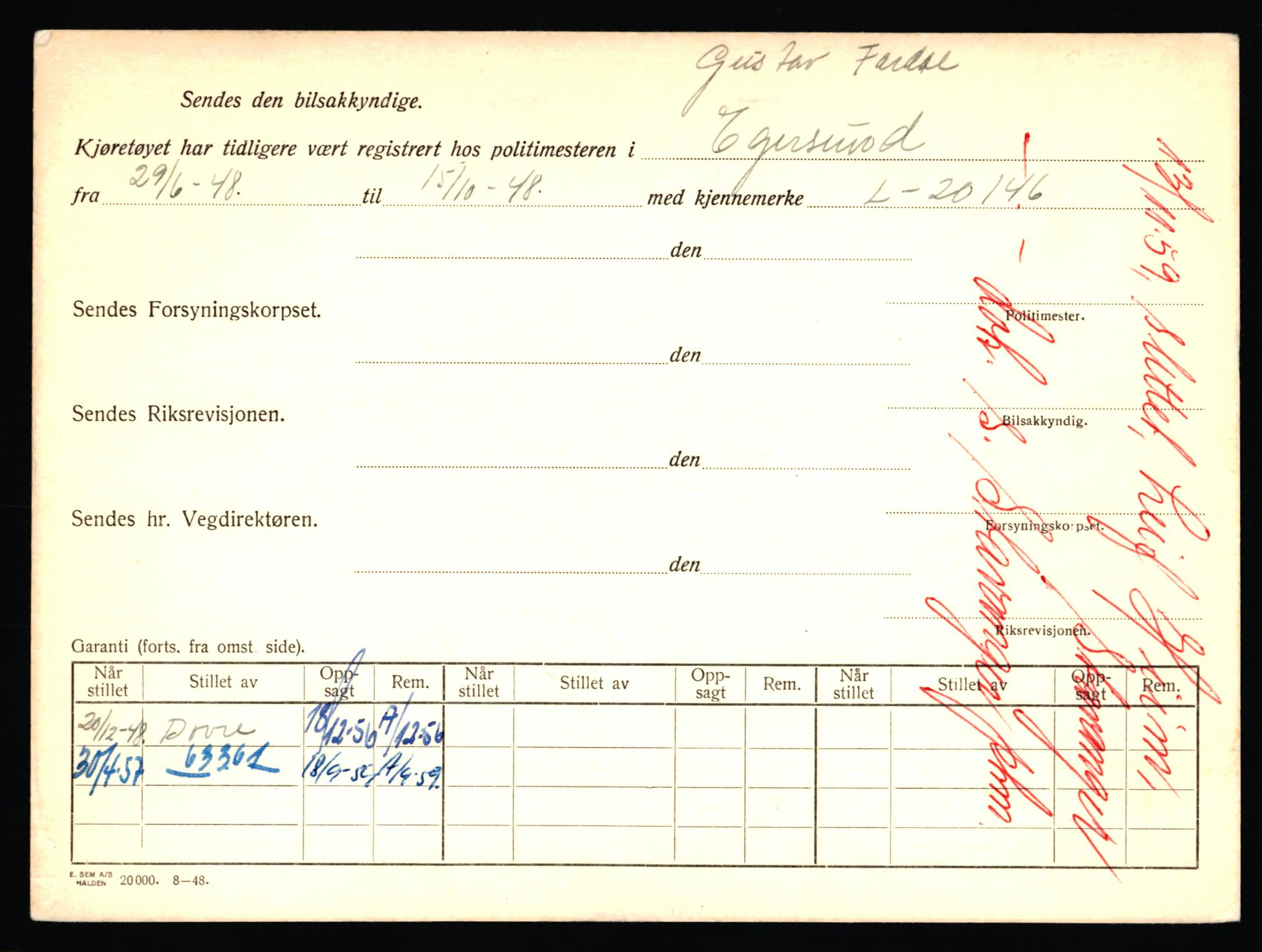 Stavanger trafikkstasjon, AV/SAST-A-101942/0/F/L0023: L-12500 - L-12999, 1930-1971, p. 2