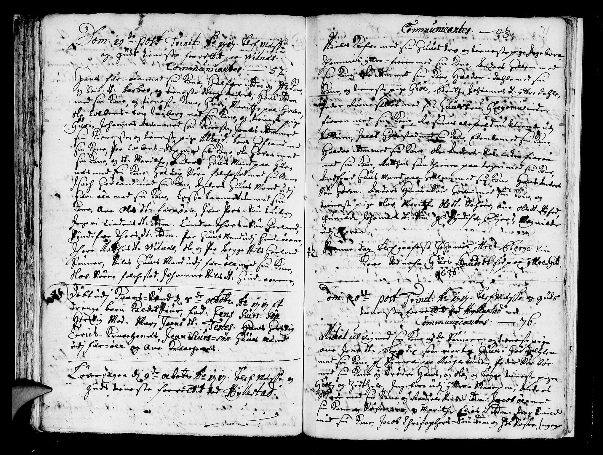 Askvoll sokneprestembete, AV/SAB-A-79501/H/Haa/Haaa/L0003: Parish register (official) no. A 3, 1715-1718, p. 71