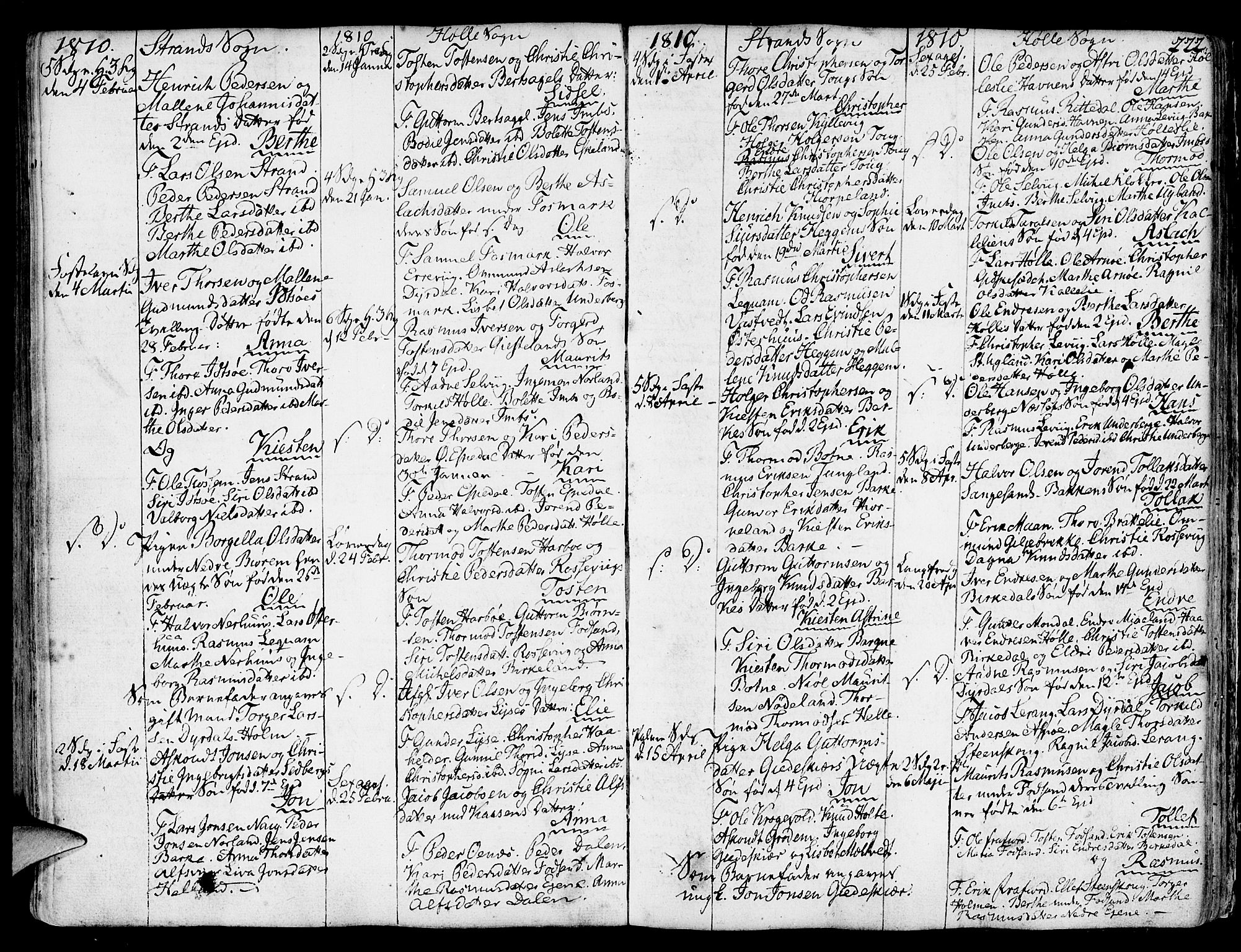 Strand sokneprestkontor, SAST/A-101828/H/Ha/Haa/L0003: Parish register (official) no. A 3, 1769-1816, p. 222