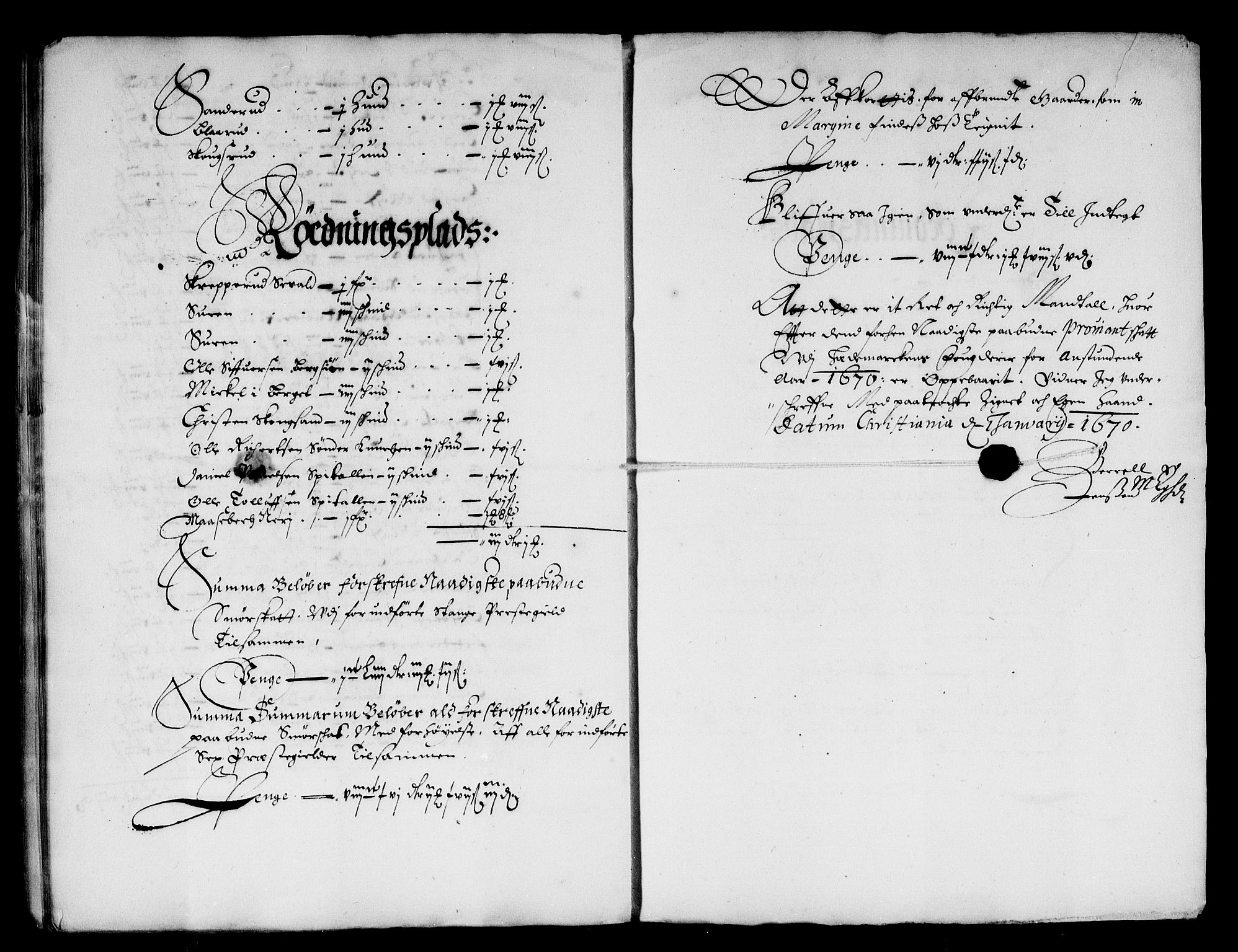 Rentekammeret inntil 1814, Reviderte regnskaper, Stiftamtstueregnskaper, Landkommissariatet på Akershus og Akershus stiftamt, AV/RA-EA-5869/R/Rb/L0058: Akershus stiftamt, 1669