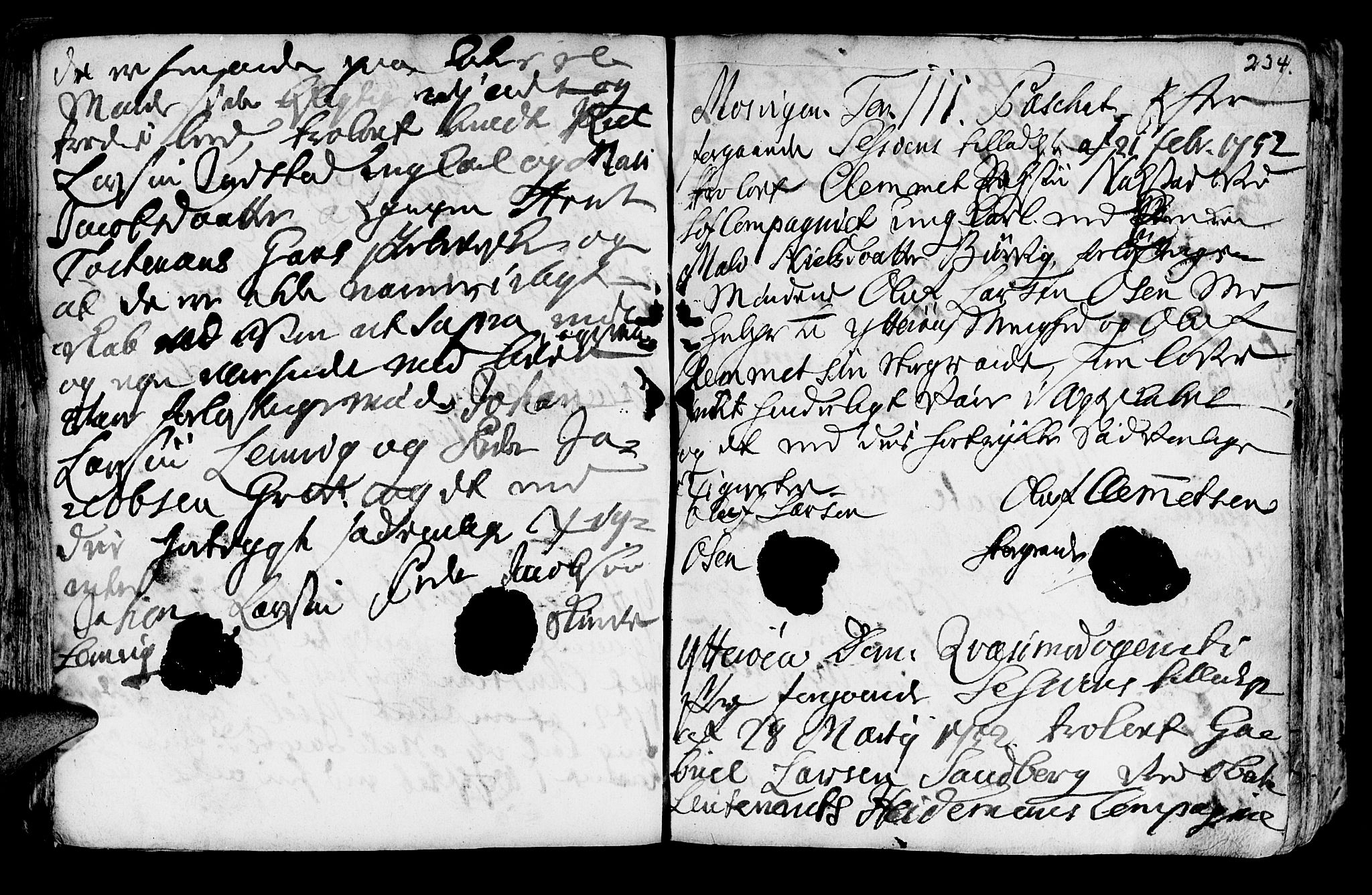 Ministerialprotokoller, klokkerbøker og fødselsregistre - Nord-Trøndelag, AV/SAT-A-1458/722/L0215: Parish register (official) no. 722A02, 1718-1755, p. 234