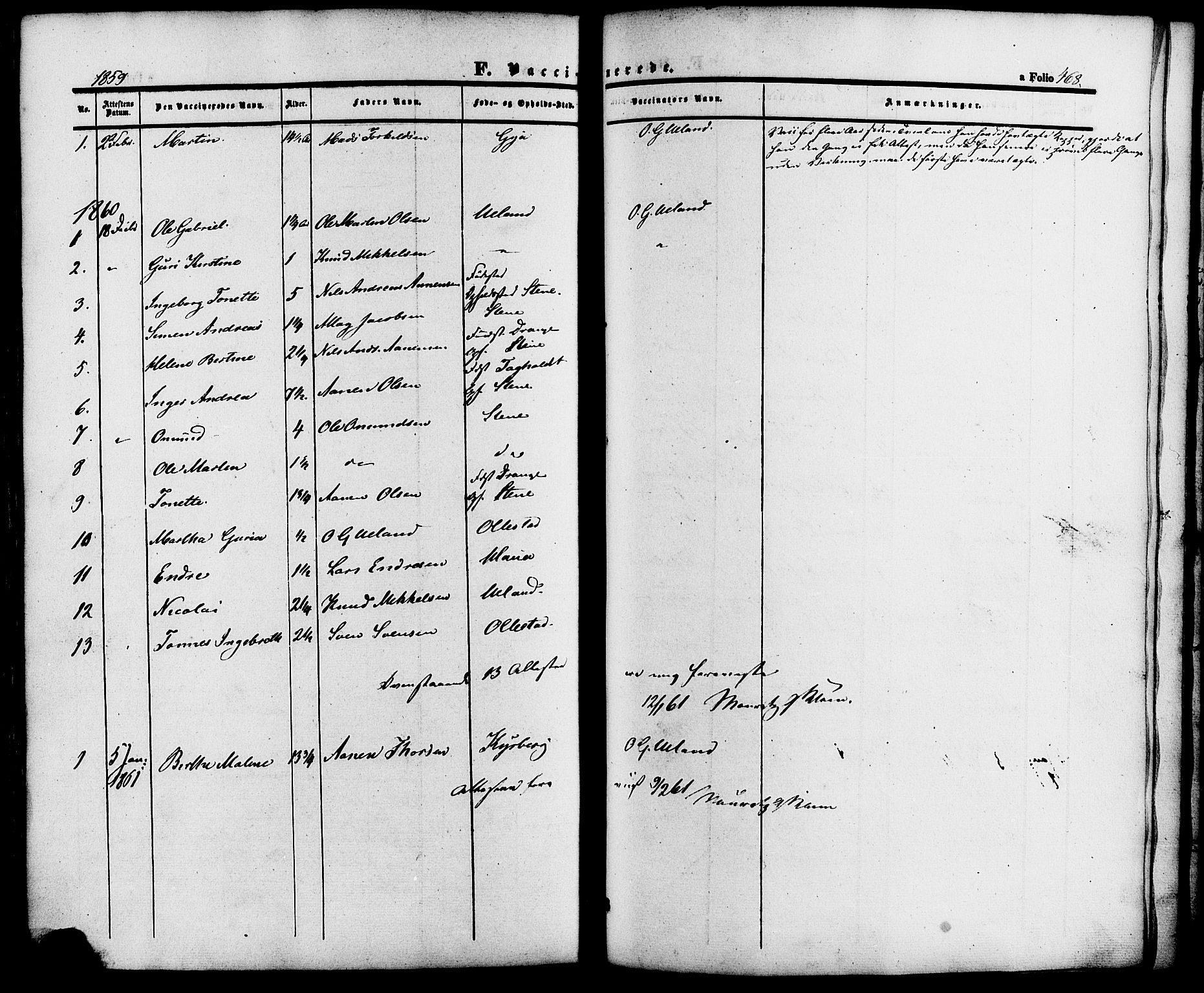 Lund sokneprestkontor, AV/SAST-A-101809/S06/L0010: Parish register (official) no. A 9, 1854-1886, p. 468