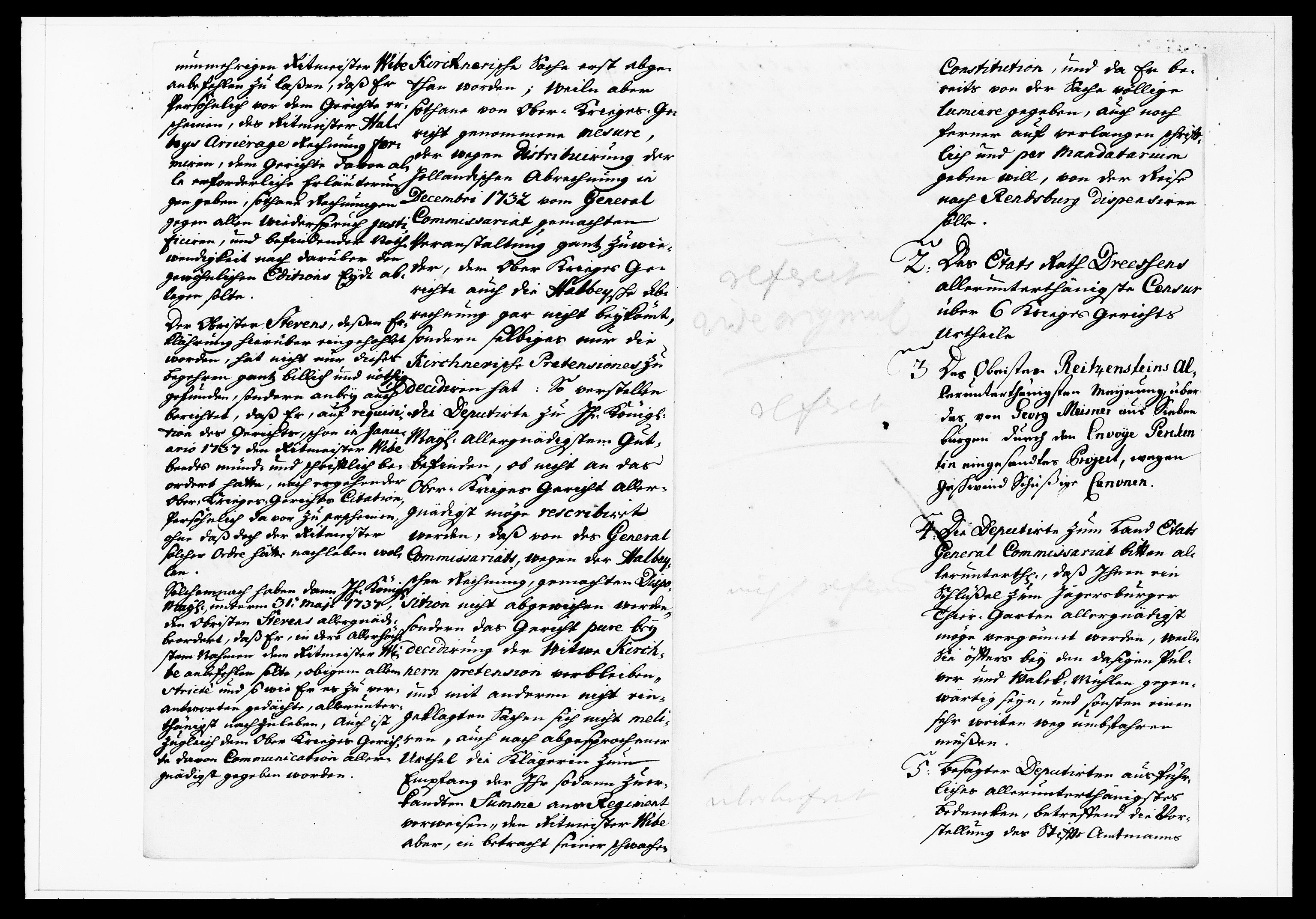 Krigskollegiet, Krigskancelliet, DRA/A-0006/-/1138-1142: Refererede sager, 1737, p. 131