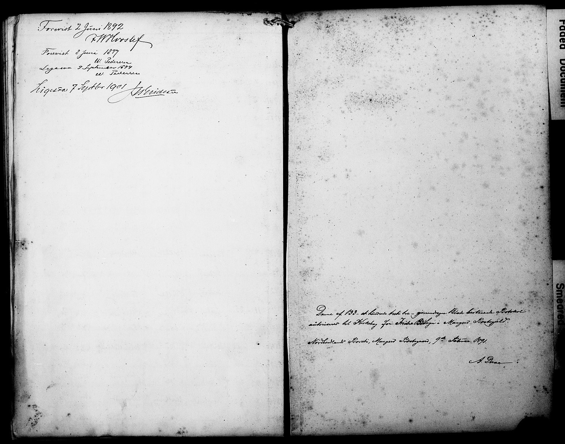 Manger sokneprestembete, SAB/A-76801/H/Haa: Parish register (official) no. C 2, 1891-1902