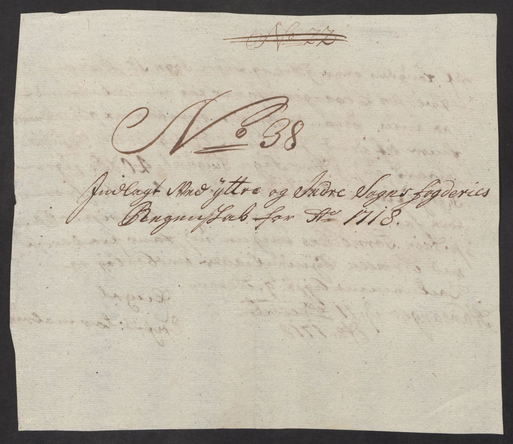 Rentekammeret inntil 1814, Reviderte regnskaper, Fogderegnskap, AV/RA-EA-4092/R52/L3321: Fogderegnskap Sogn, 1717-1718, p. 706