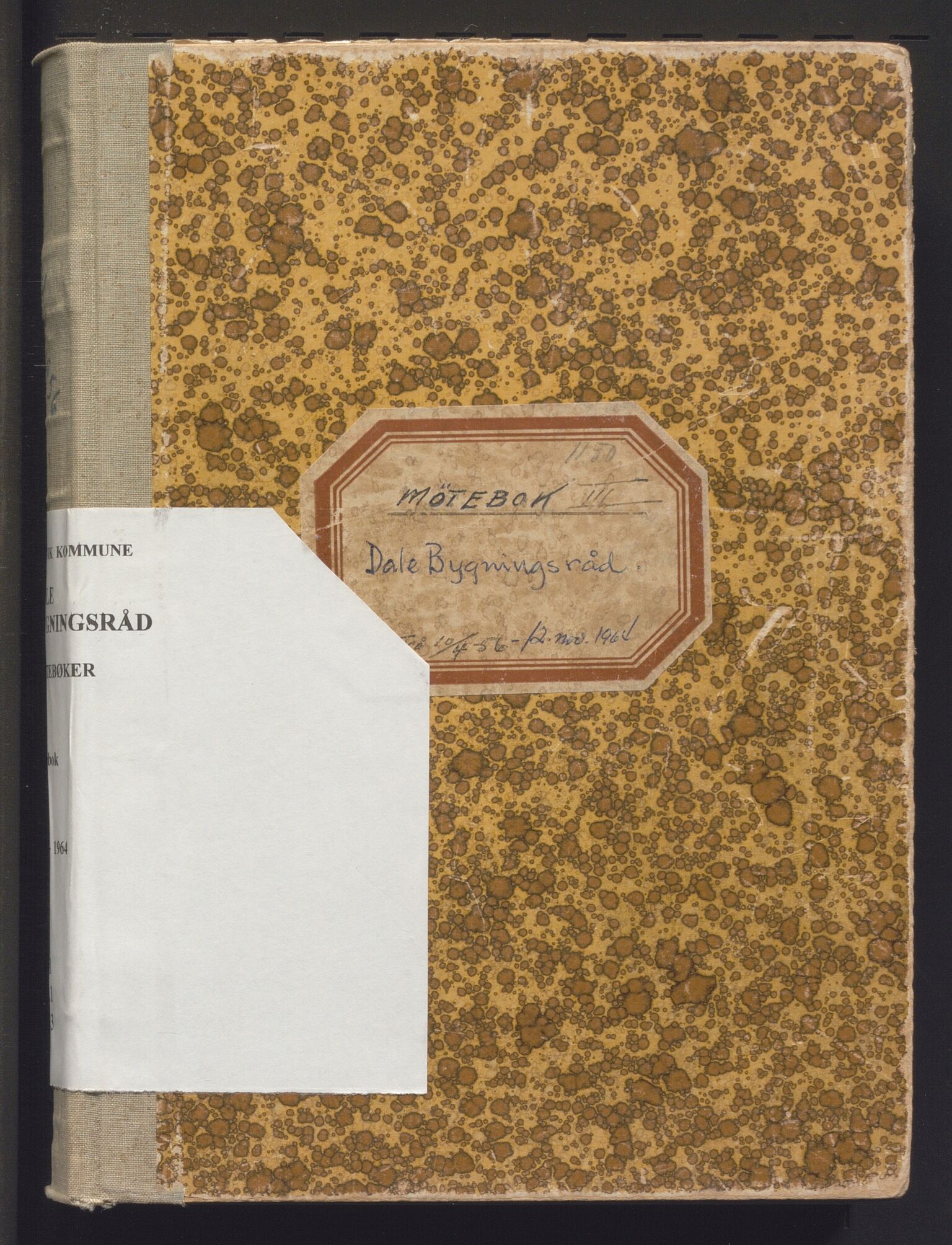 Bruvik kommune. Dale bygningsråd, IKAH/1251a-511.1/A/Aa/L0003: Møtebok for Dale bygningsråd , 1956-1964