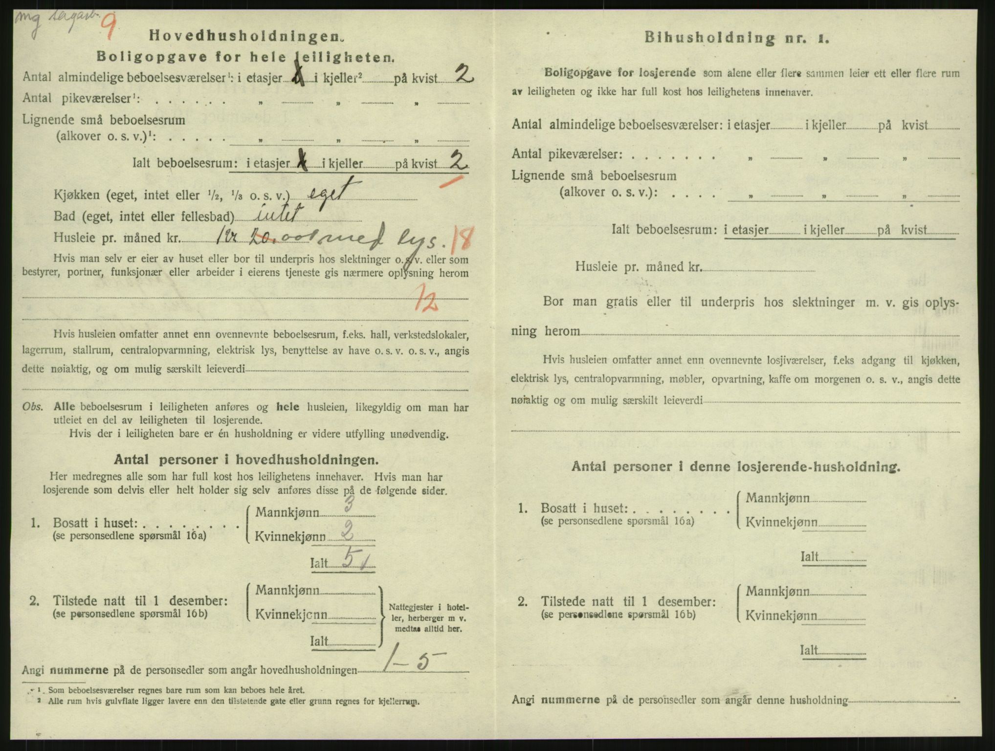 SAT, 1920 census for Namsos, 1920, p. 1980