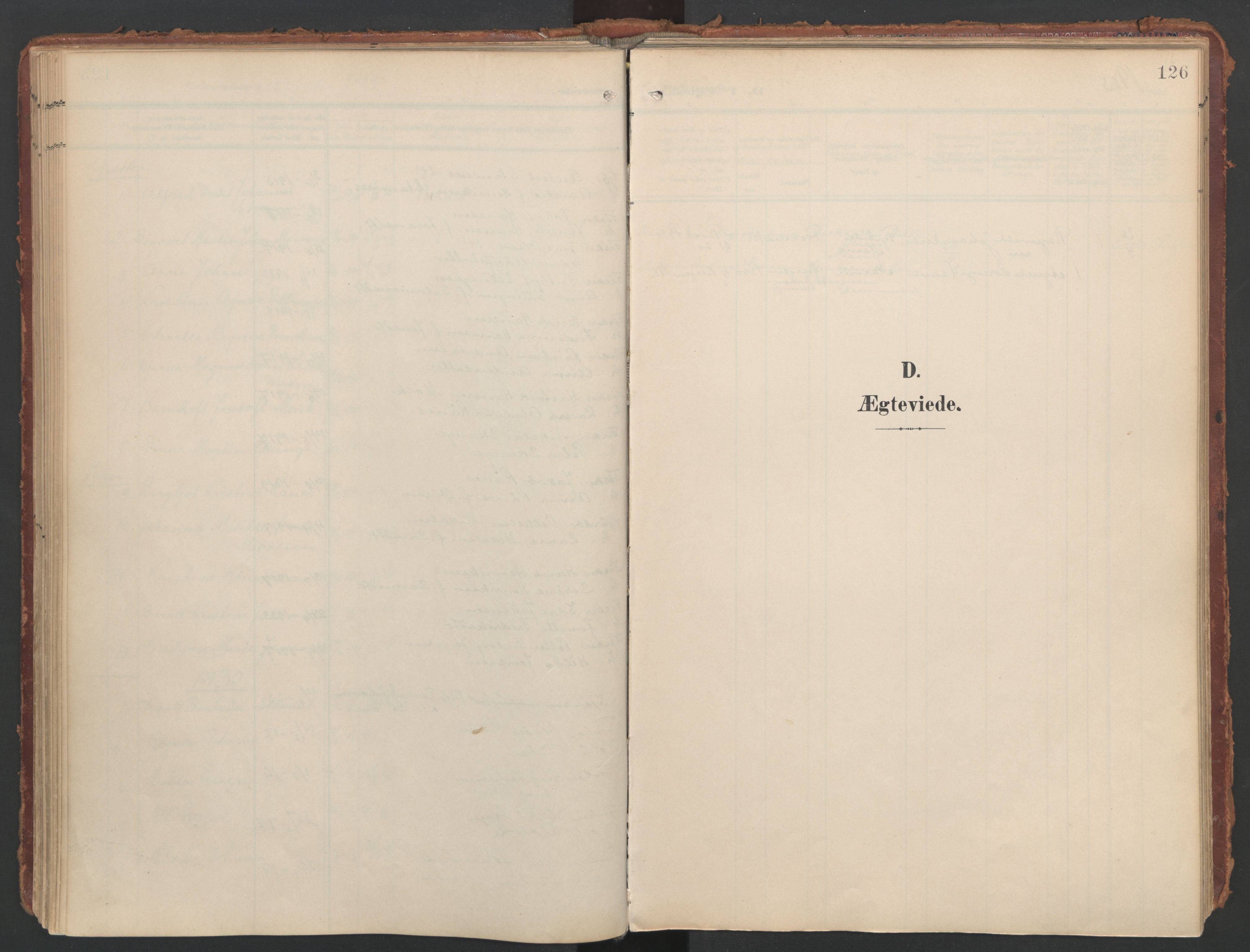 Ministerialprotokoller, klokkerbøker og fødselsregistre - Nordland, SAT/A-1459/808/L0129: Parish register (official) no. 808A02, 1903-1931, p. 126