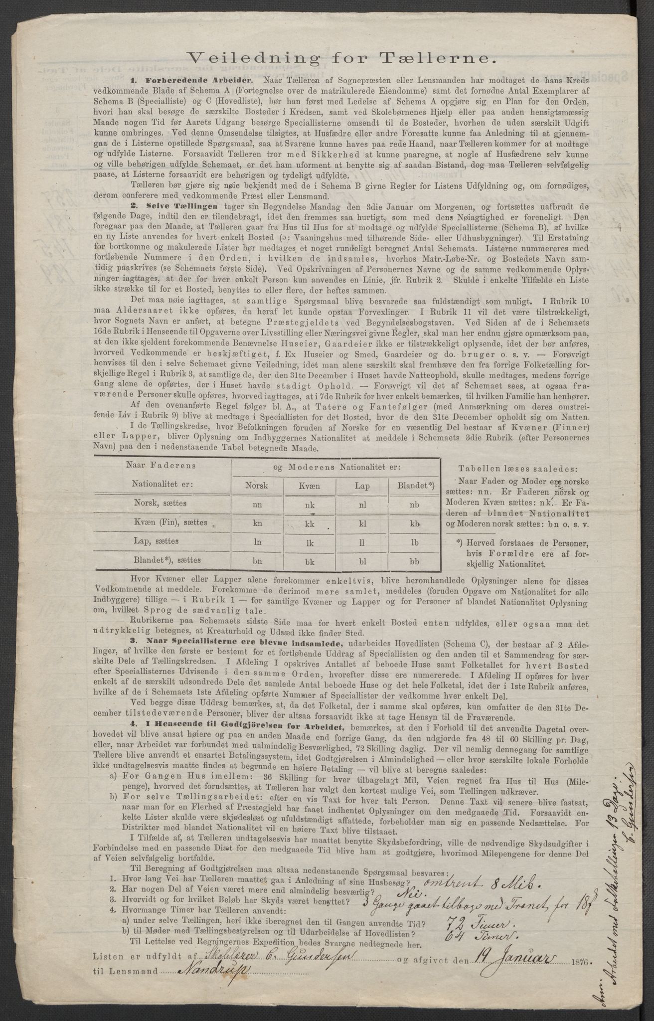 RA, 1875 census for 0218aP Vestre Aker, 1875, p. 45