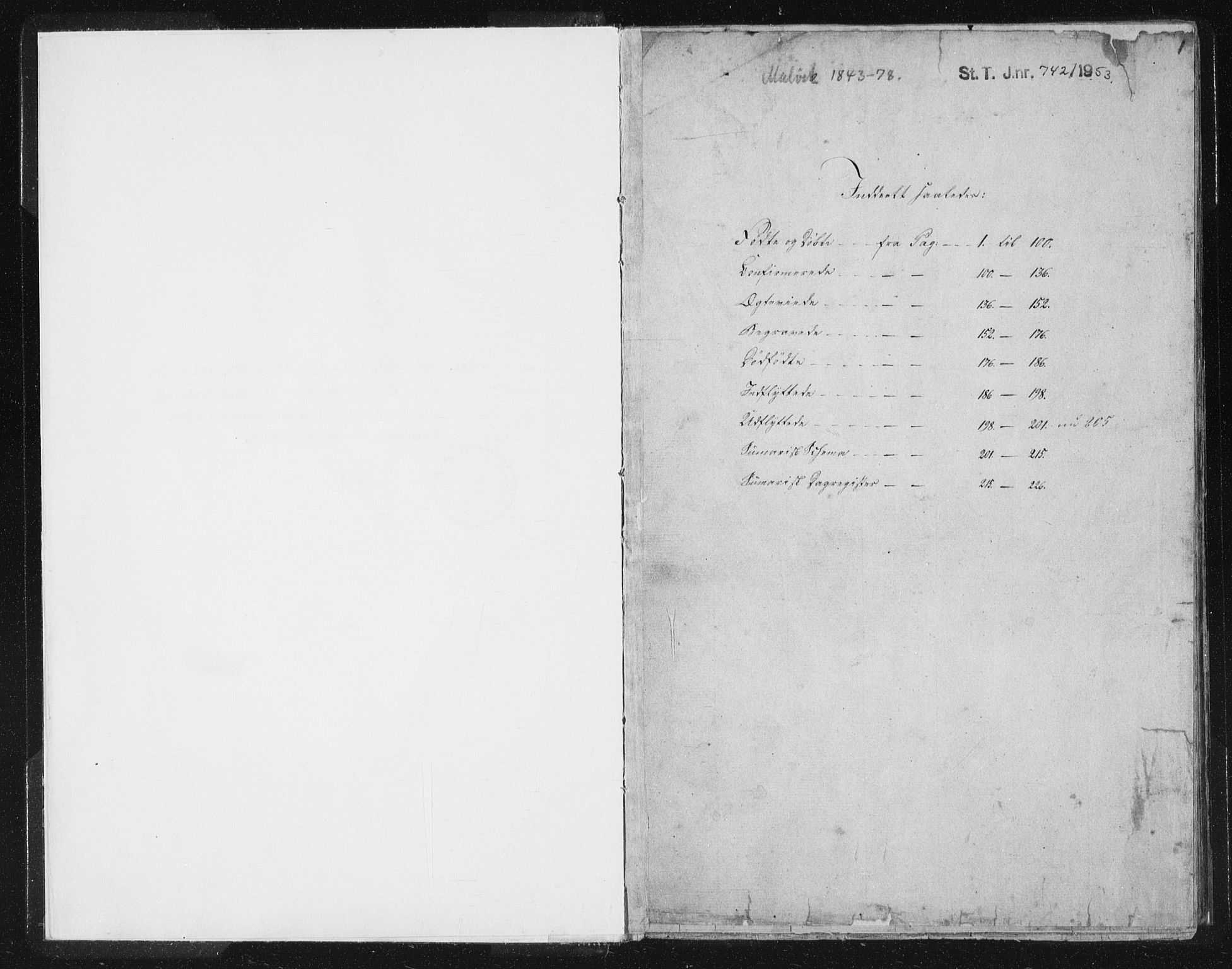 Ministerialprotokoller, klokkerbøker og fødselsregistre - Sør-Trøndelag, SAT/A-1456/616/L0406: Parish register (official) no. 616A03, 1843-1879, p. 1