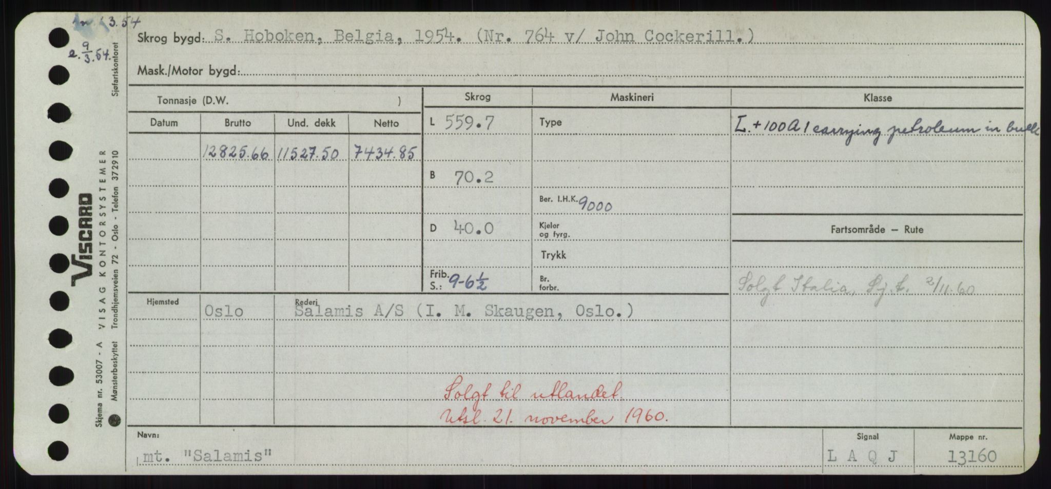 Sjøfartsdirektoratet med forløpere, Skipsmålingen, RA/S-1627/H/Hd/L0031: Fartøy, Rju-Sam, p. 577