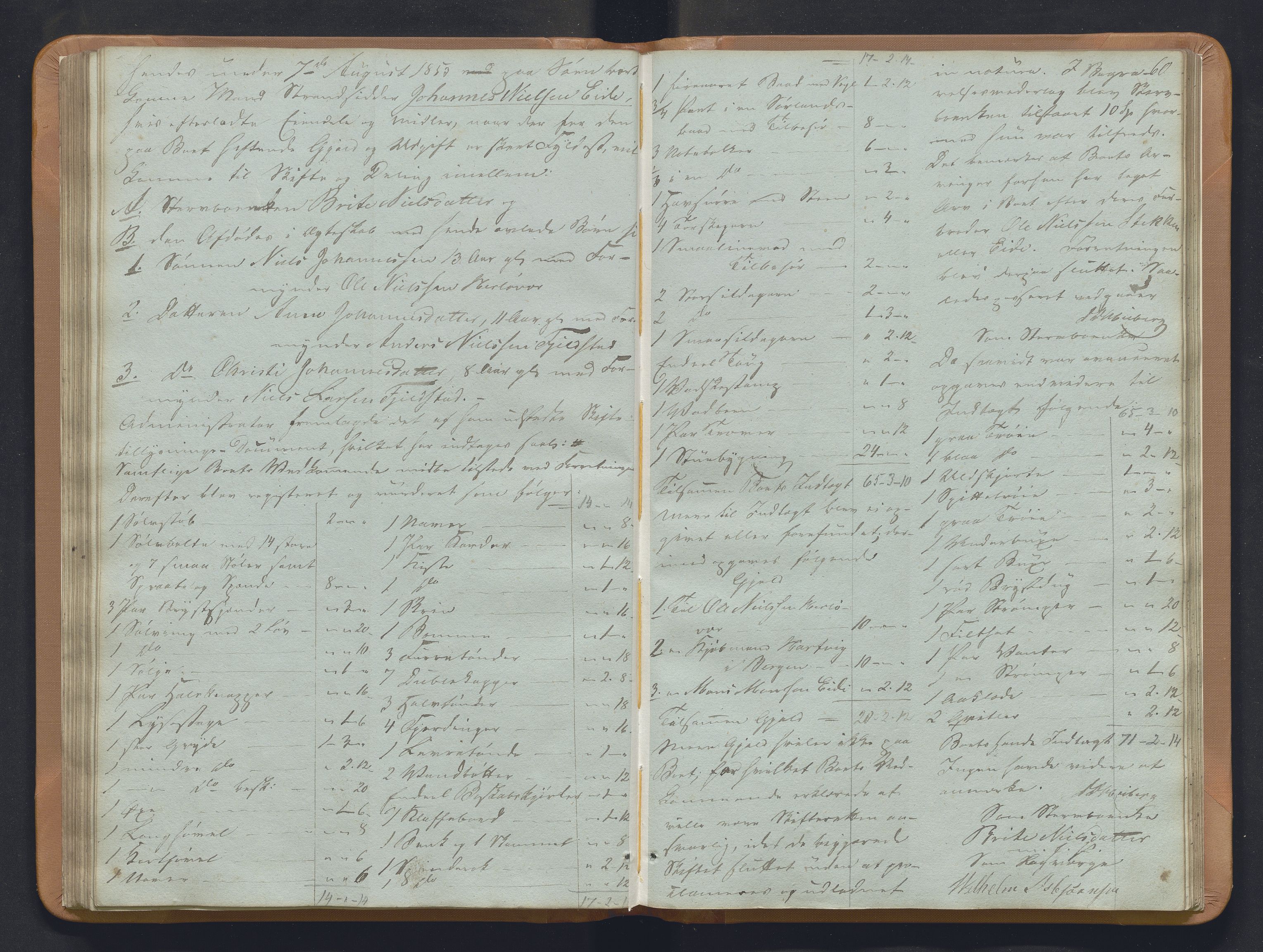 Nordhordland sorenskrivar, SAB/A-2901/1/H/Hb/L0018: Registreringsprotokollar, 1853-1856, p. 60