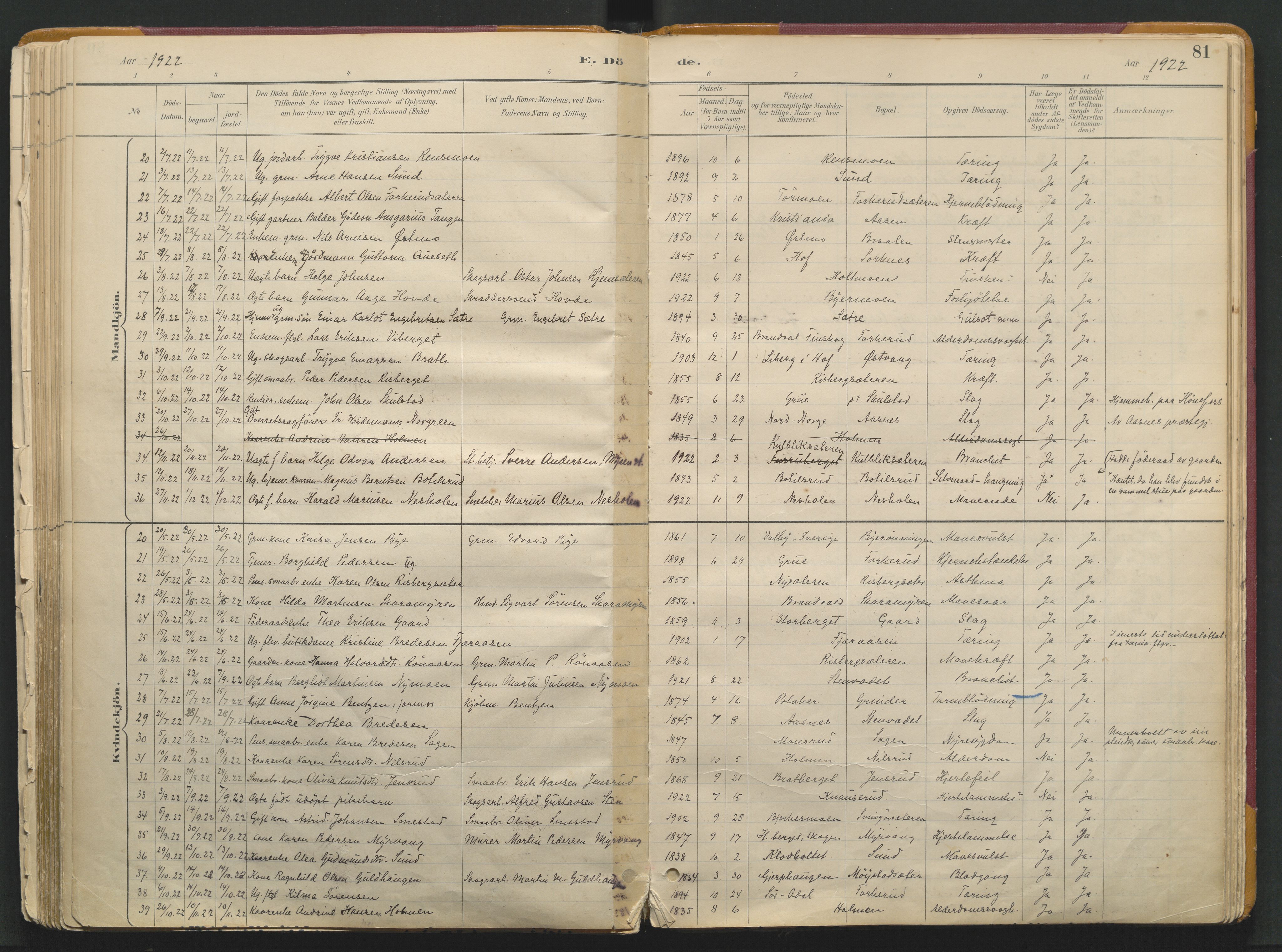 Grue prestekontor, SAH/PREST-036/H/Ha/Haa/L0017: Parish register (official) no. 17, 1892-1936, p. 80