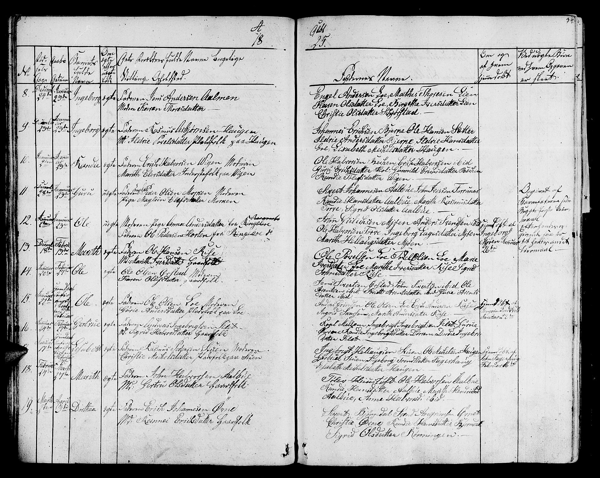 Ministerialprotokoller, klokkerbøker og fødselsregistre - Sør-Trøndelag, SAT/A-1456/678/L0897: Parish register (official) no. 678A06-07, 1821-1847, p. 34