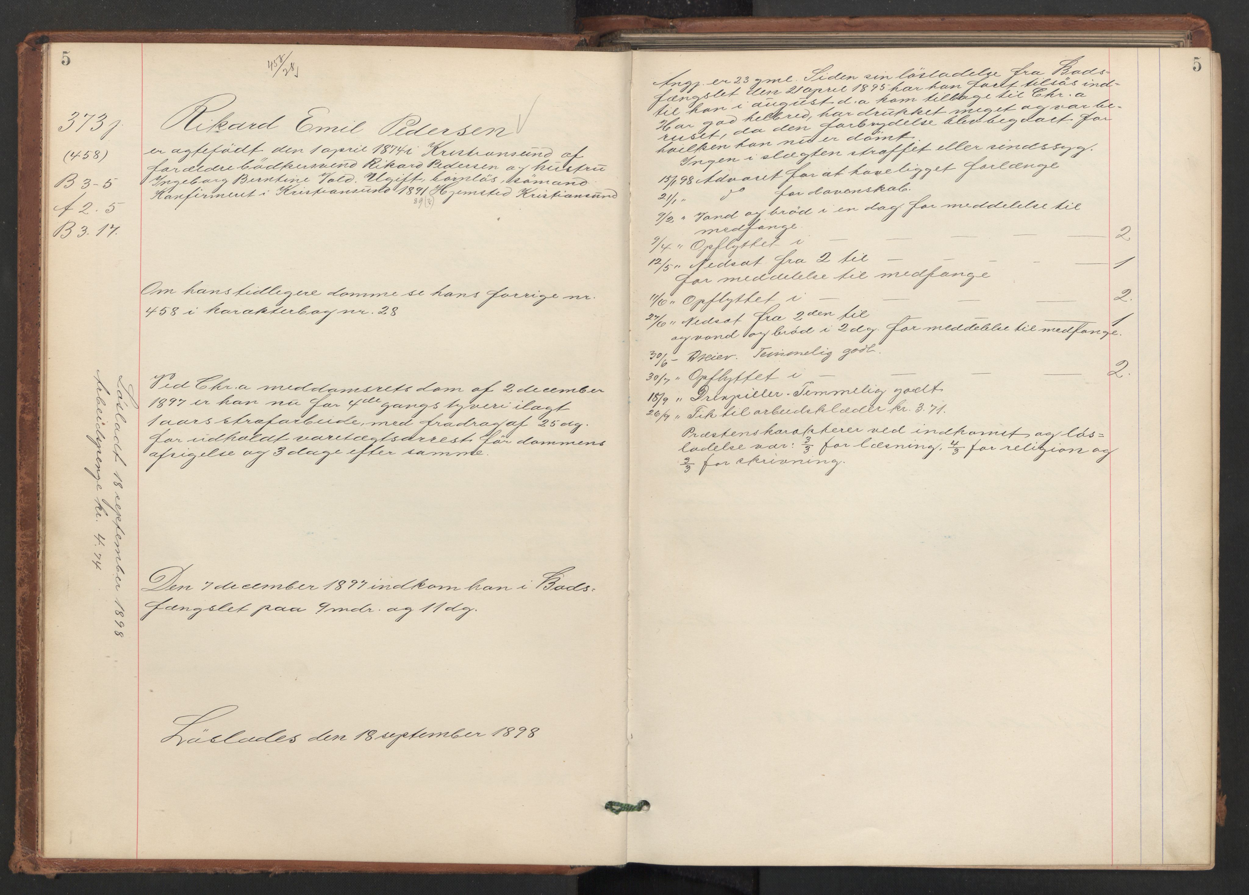 Botsfengslet, AV/RA-S-1539/D/Db/Dbb/L0032: 369j - 655j, 1897-1898, p. 5