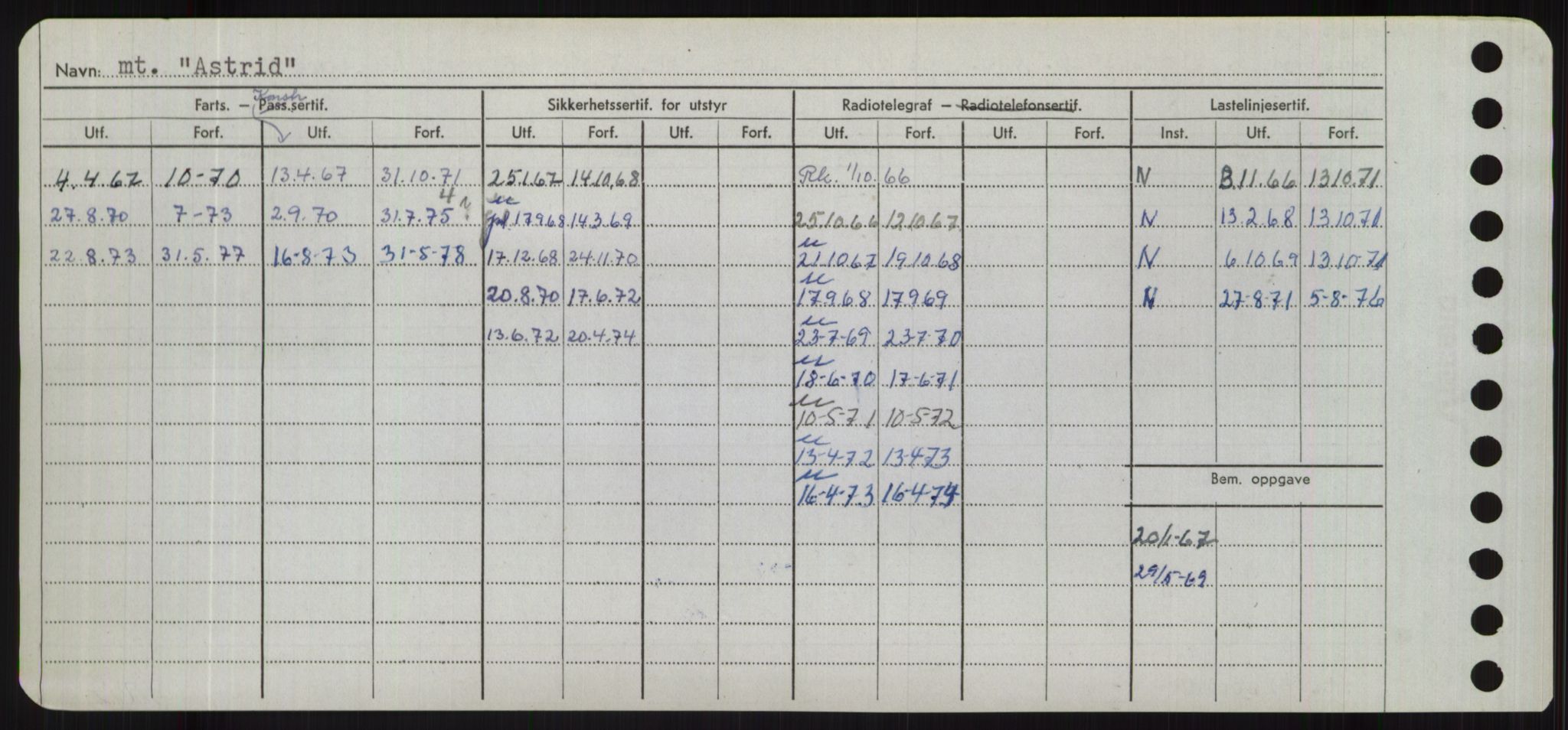 Sjøfartsdirektoratet med forløpere, Skipsmålingen, AV/RA-S-1627/H/Hd/L0002: Fartøy, Apa-Axe, p. 328