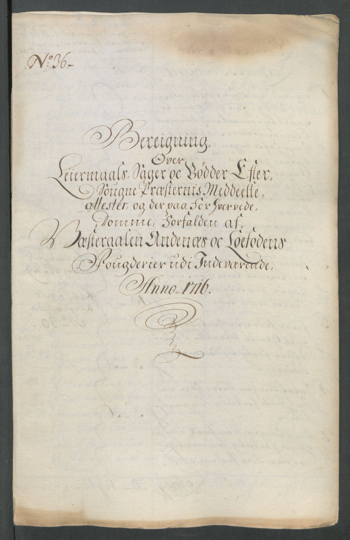 Rentekammeret inntil 1814, Reviderte regnskaper, Fogderegnskap, RA/EA-4092/R67/L4682: Fogderegnskap Vesterålen, Andenes og Lofoten, 1716, p. 202