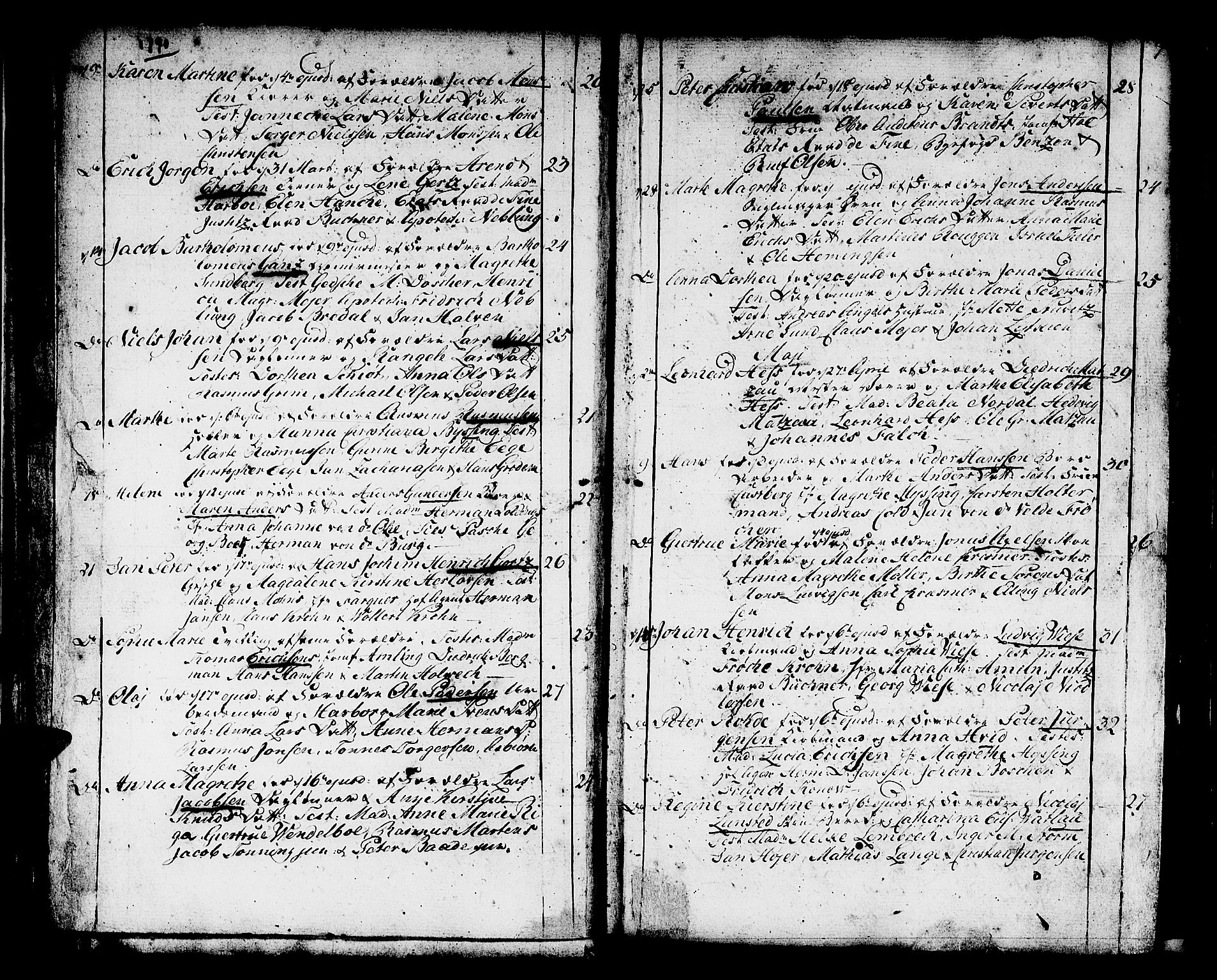 Domkirken sokneprestembete, AV/SAB-A-74801/H/Haa/L0004: Parish register (official) no. A 4, 1763-1820, p. 6-7