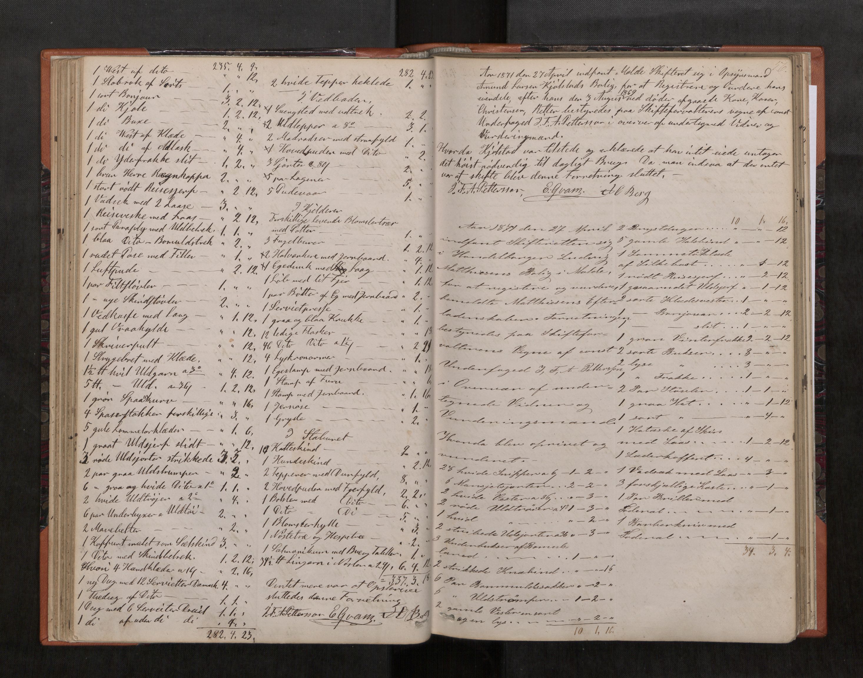 Molde byfogd, AV/SAT-A-0025/3/3C/L0002: Skifteregistreringsprotokoll, 1867-1883, p. 56