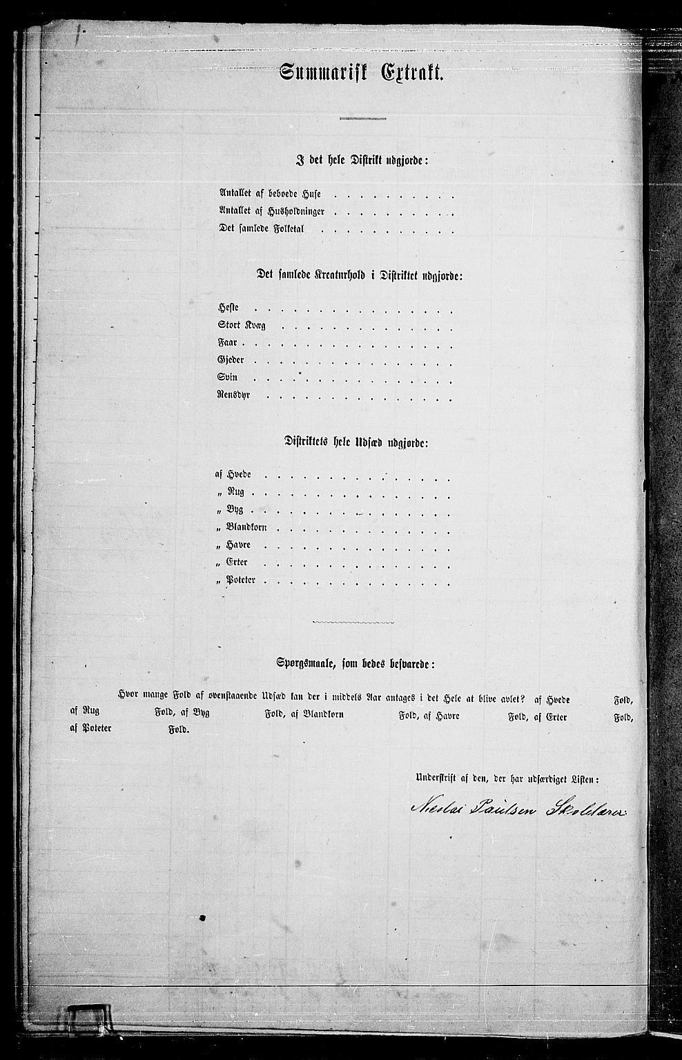 RA, 1865 census for Sørum, 1865, p. 111