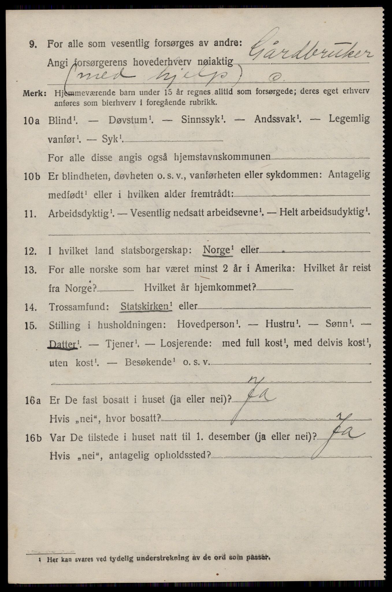 SAST, 1920 census for Høyland, 1920, p. 3713