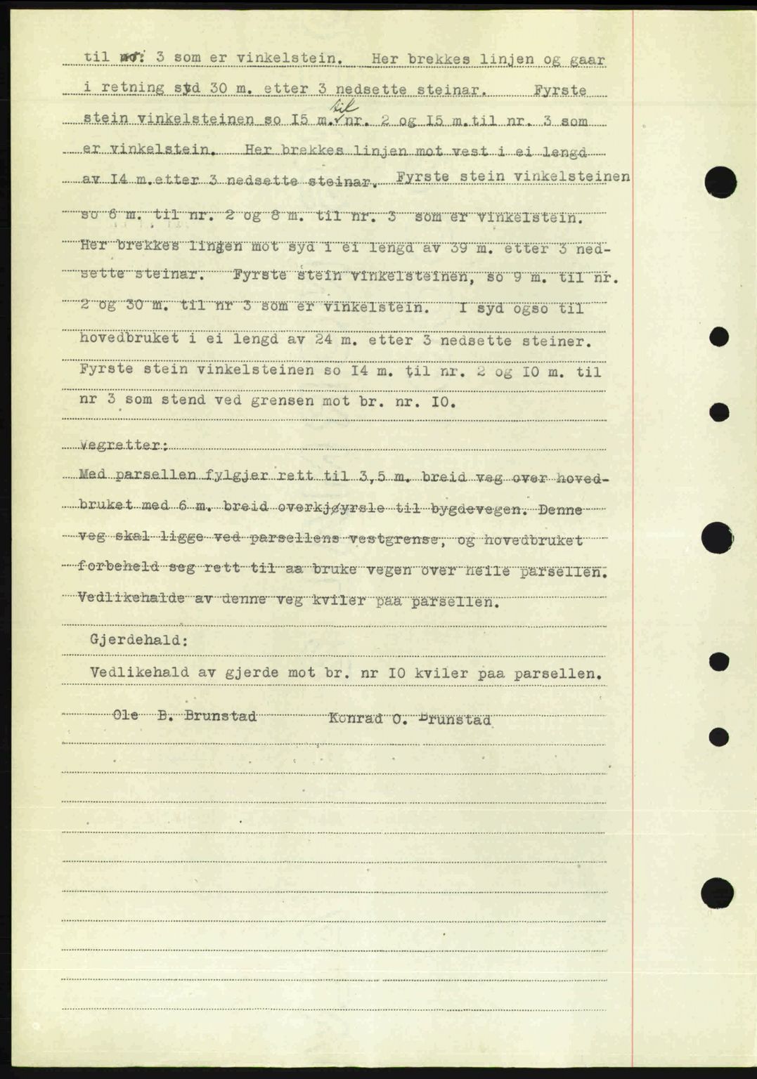 Nordre Sunnmøre sorenskriveri, AV/SAT-A-0006/1/2/2C/2Ca: Mortgage book no. A24, 1947-1947, Diary no: : 640/1947