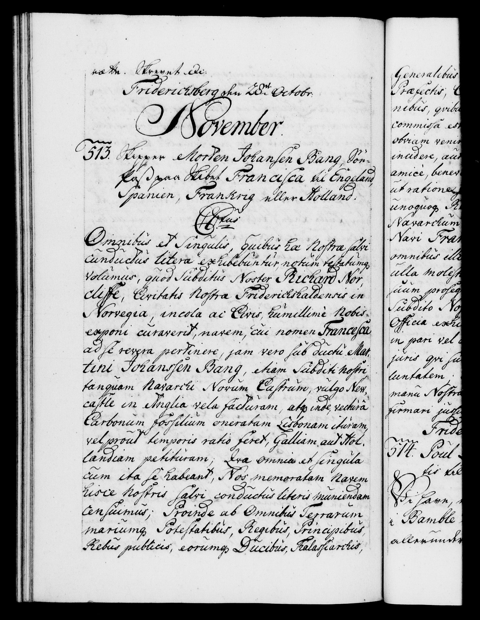 Danske Kanselli 1572-1799, AV/RA-EA-3023/F/Fc/Fca/Fcaa/L0031: Norske registre, 1739-1740, p. 653b