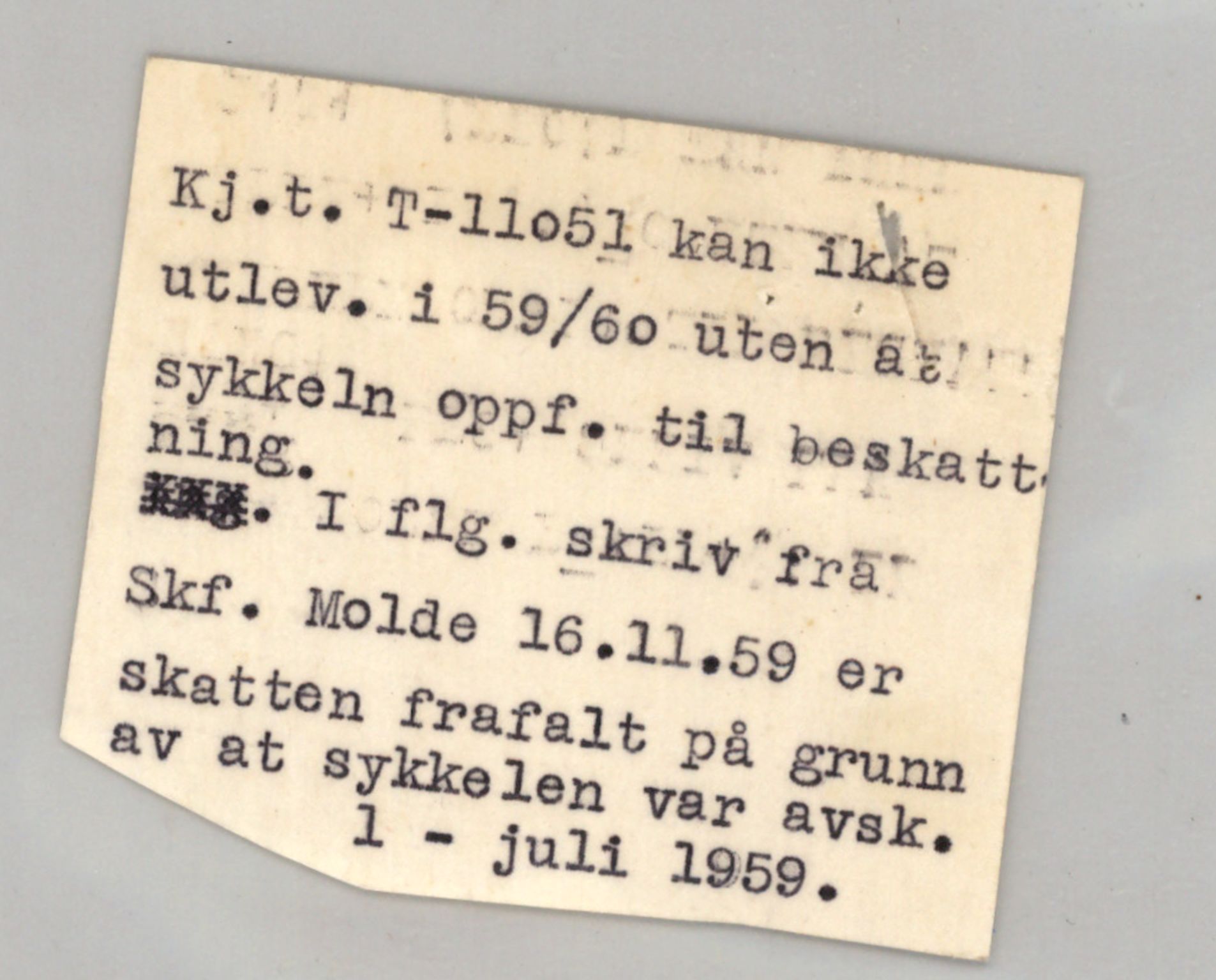 Møre og Romsdal vegkontor - Ålesund trafikkstasjon, AV/SAT-A-4099/F/Fe/L0026: Registreringskort for kjøretøy T 11046 - T 11160, 1927-1998, p. 117