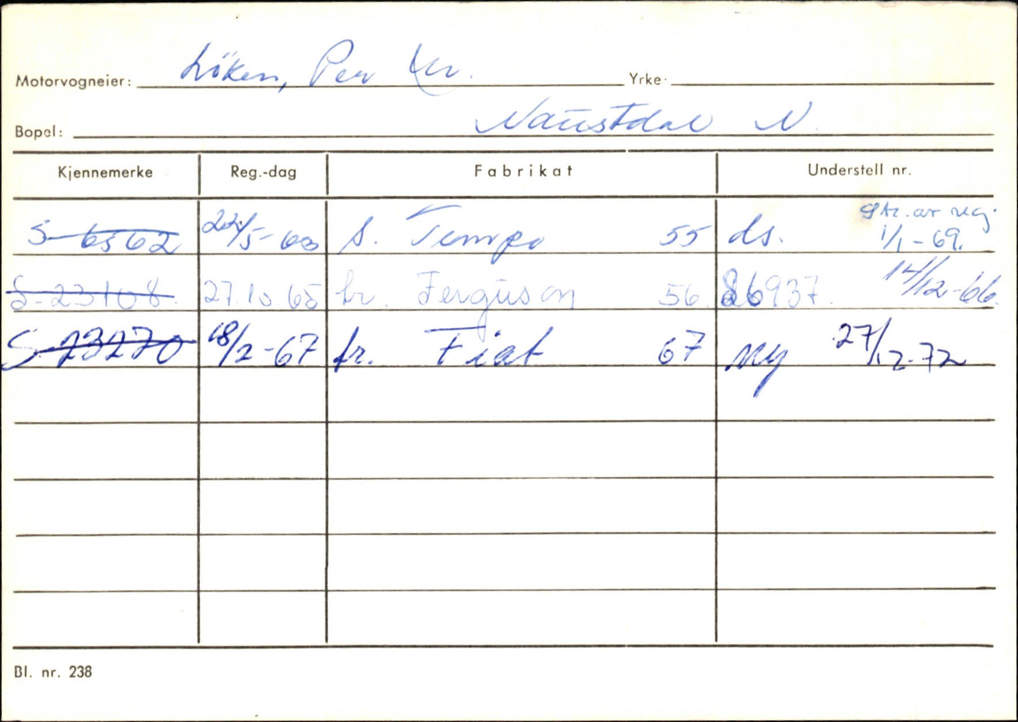 Statens vegvesen, Sogn og Fjordane vegkontor, AV/SAB-A-5301/4/F/L0129: Eigarregistrer Eid A-S, 1945-1975, p. 1533