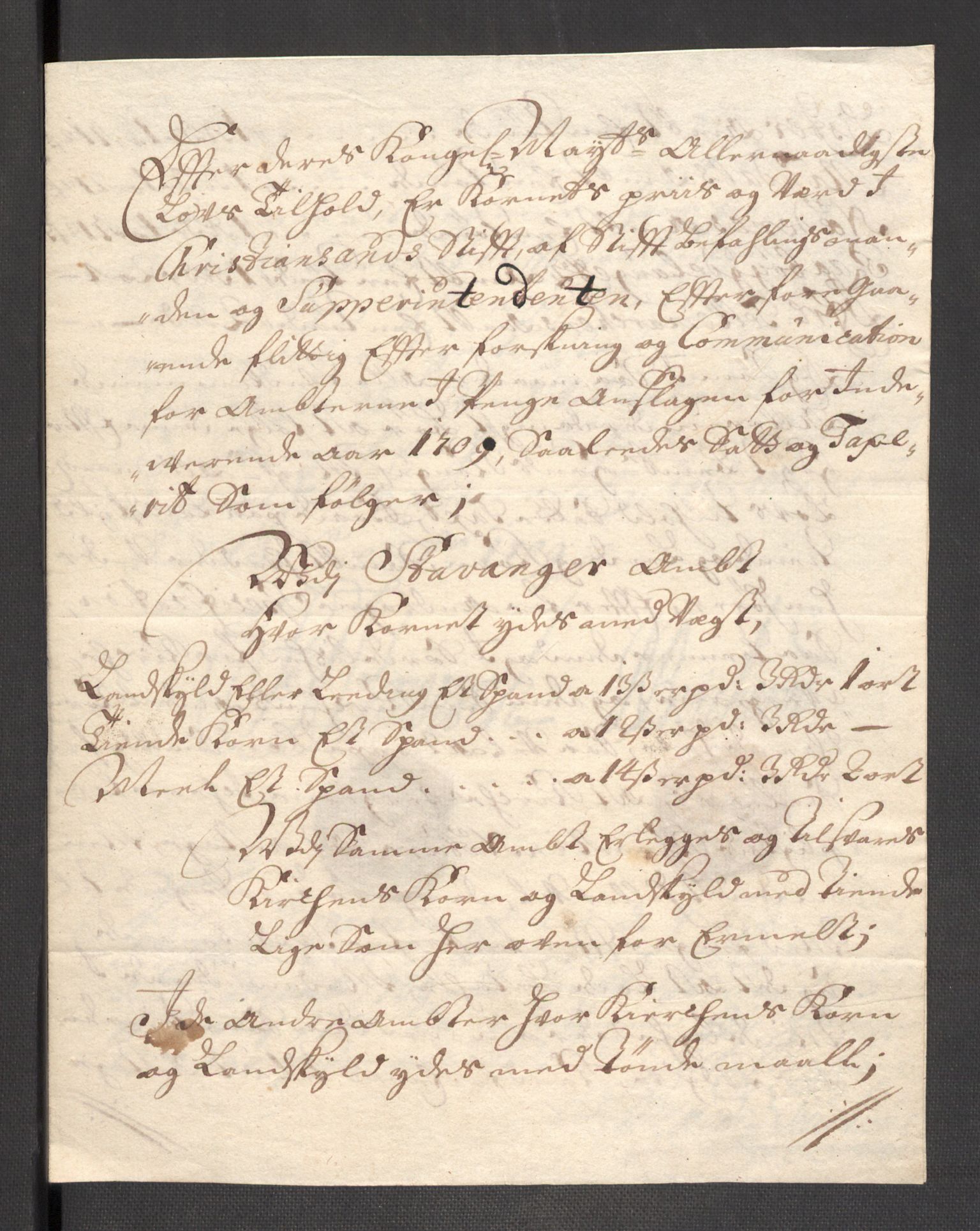 Rentekammeret inntil 1814, Reviderte regnskaper, Fogderegnskap, AV/RA-EA-4092/R46/L2734: Fogderegnskap Jæren og Dalane, 1709-1710, p. 25