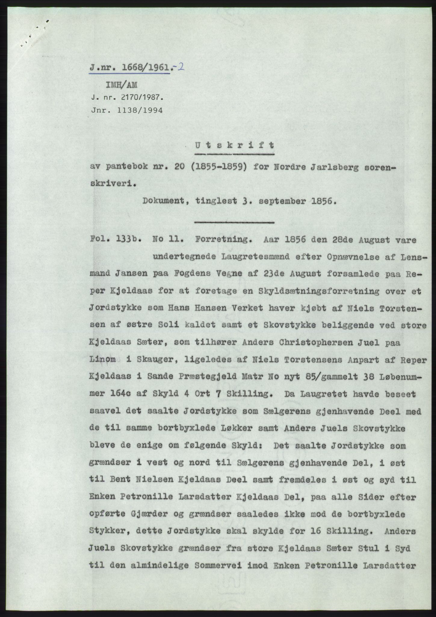 Statsarkivet i Kongsberg, SAKO/A-0001, 1961-1962, p. 2