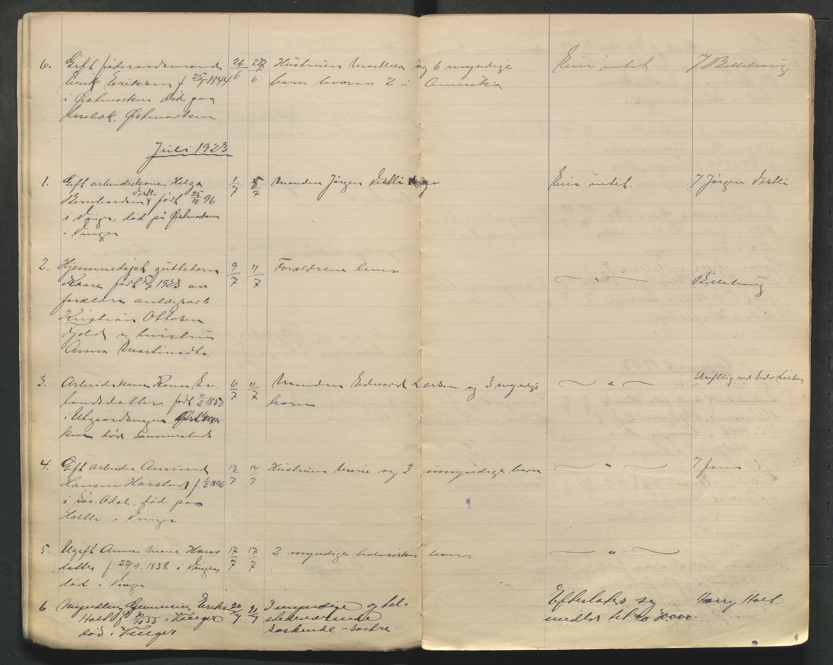 Kongsvinger lensmannskontor, AV/SAH-LHK-014/H/Ha/L0001/0002: Dødsfallsprotokoller / Dødsfallsprotokoll for Vinger og Kongsvinger, 1921-1931