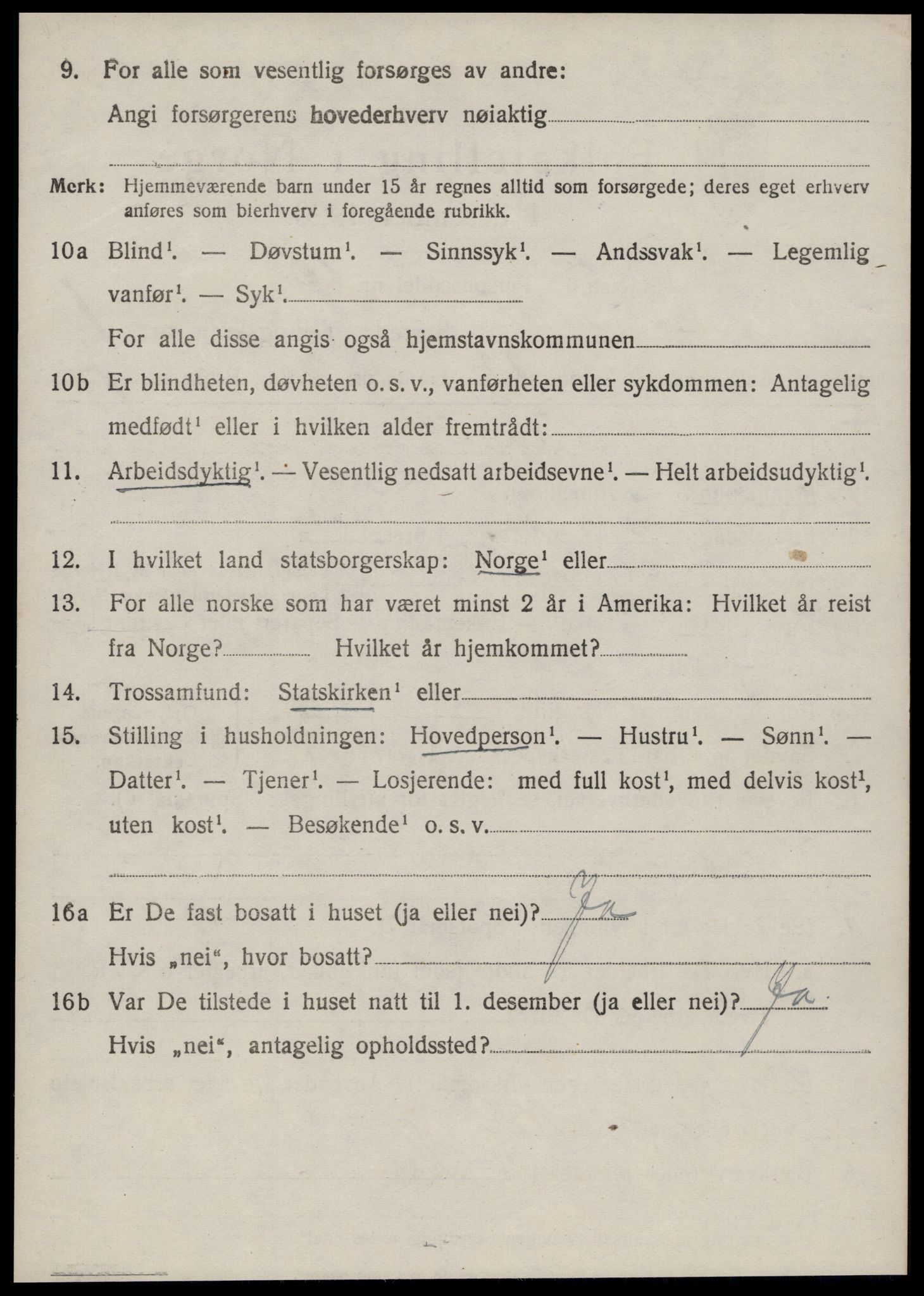 SAT, 1920 census for Bolsøy, 1920, p. 1866